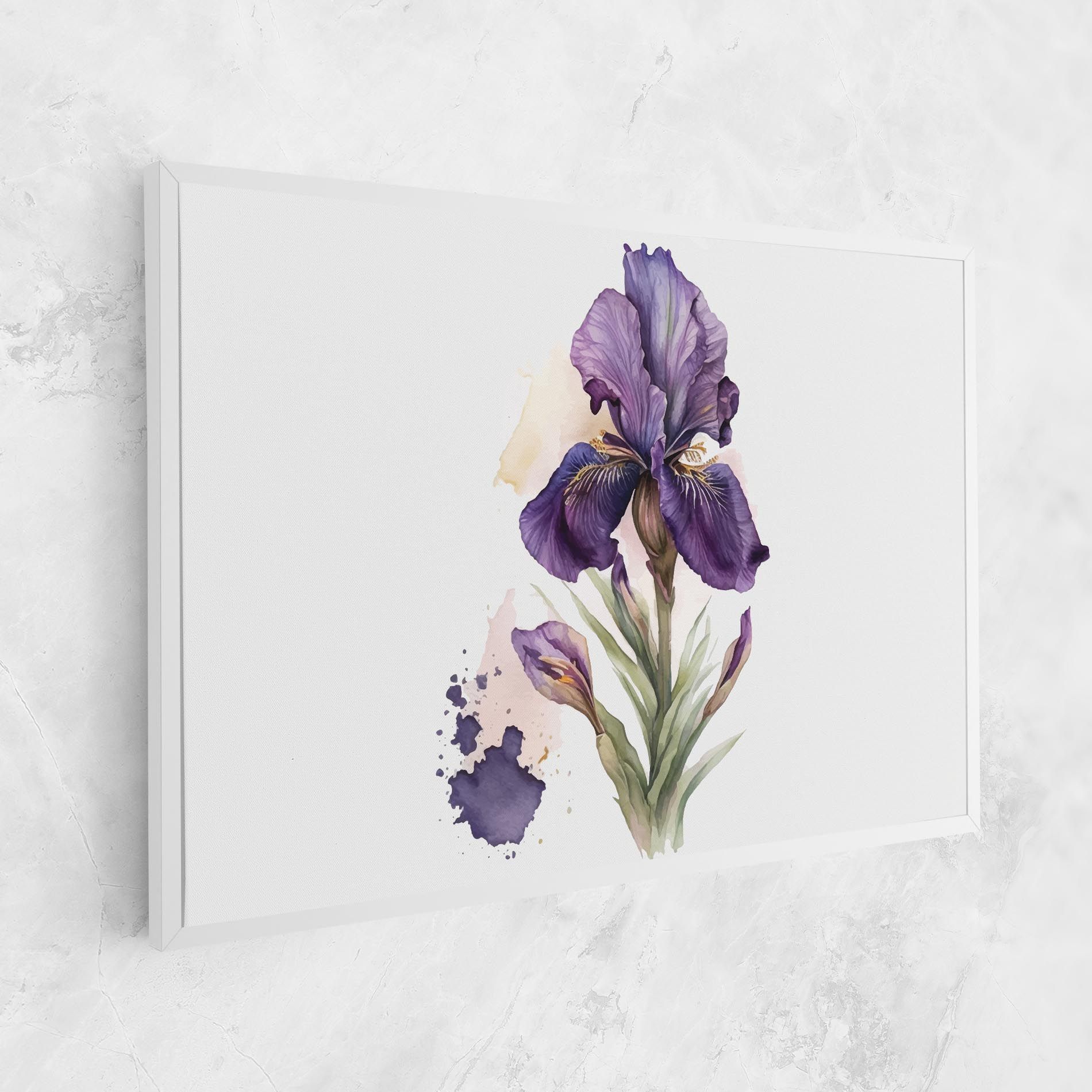 Beautiful Purple Iris mockup 1