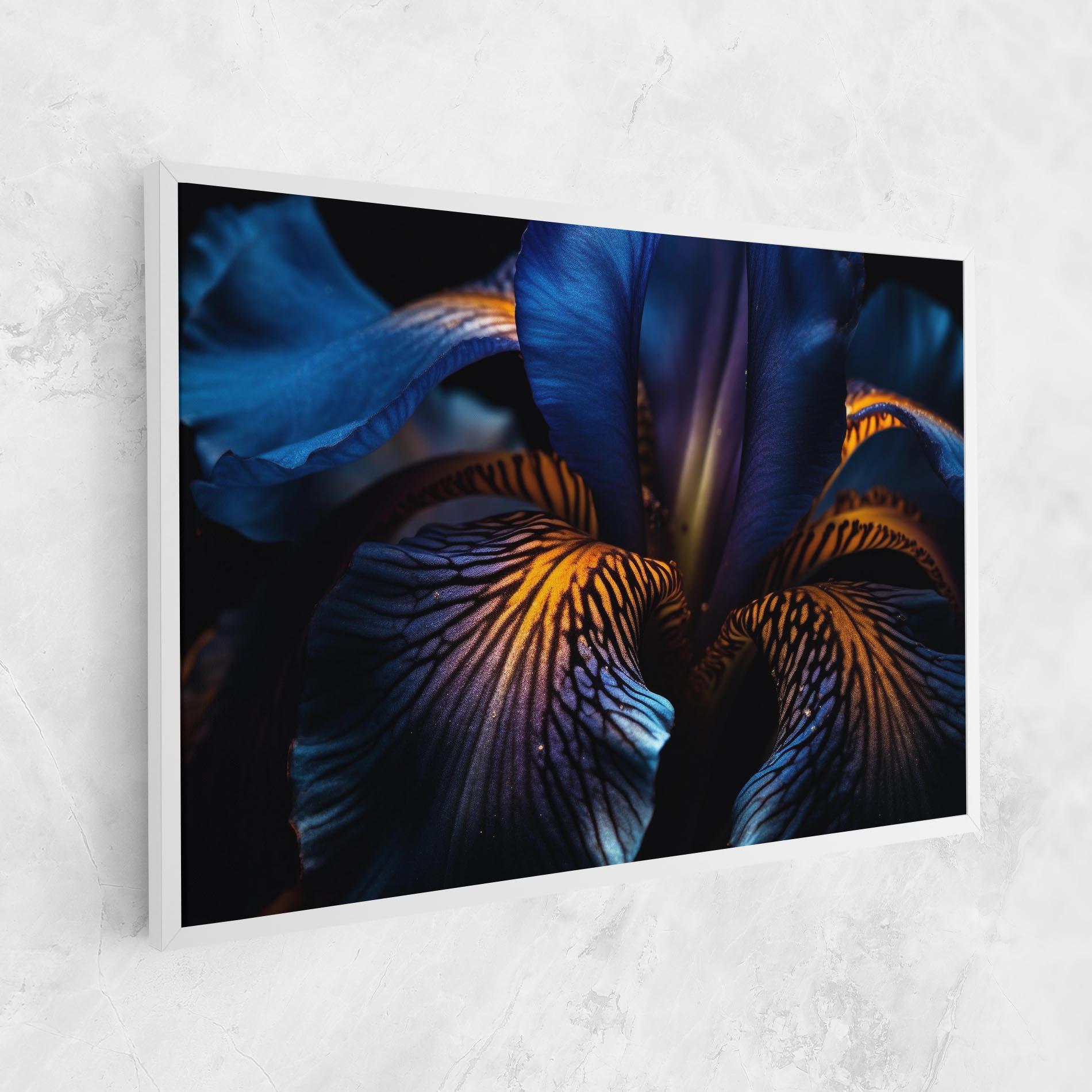 Leinwandbild Dark Yellow Iris mockup 1