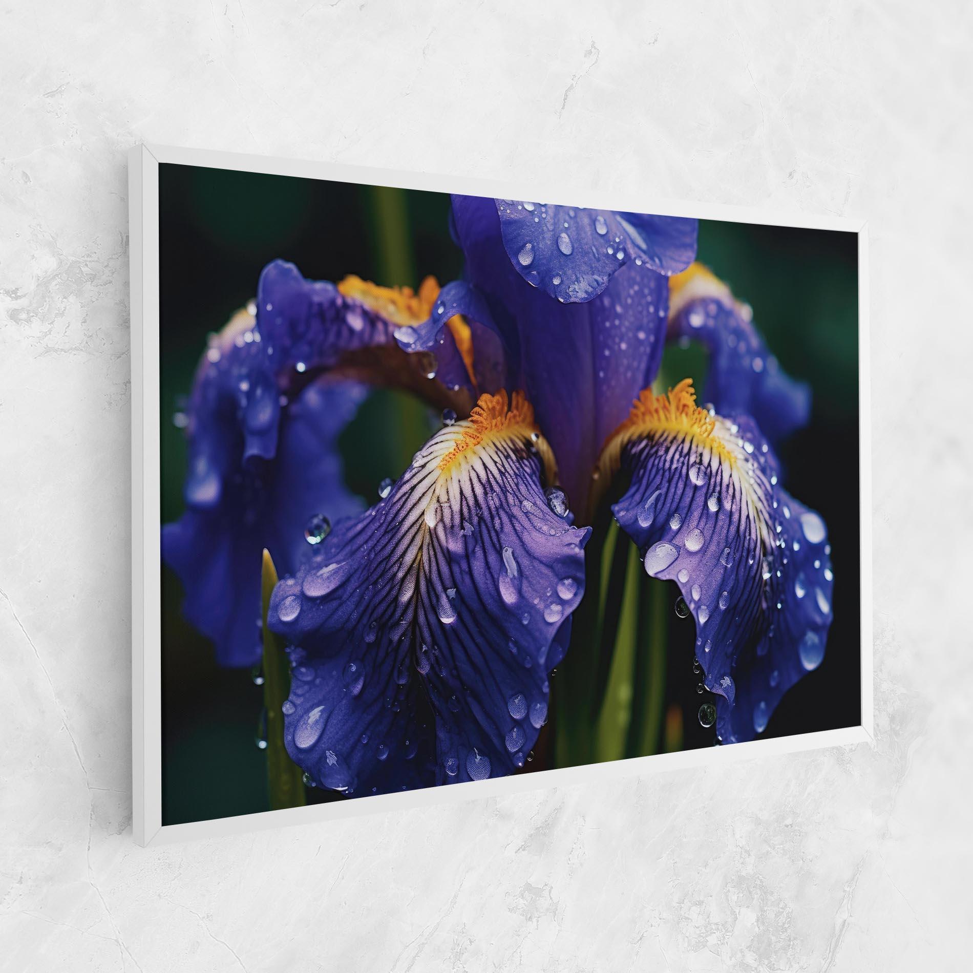 Leinwandbild Iris After Rain mockup 1