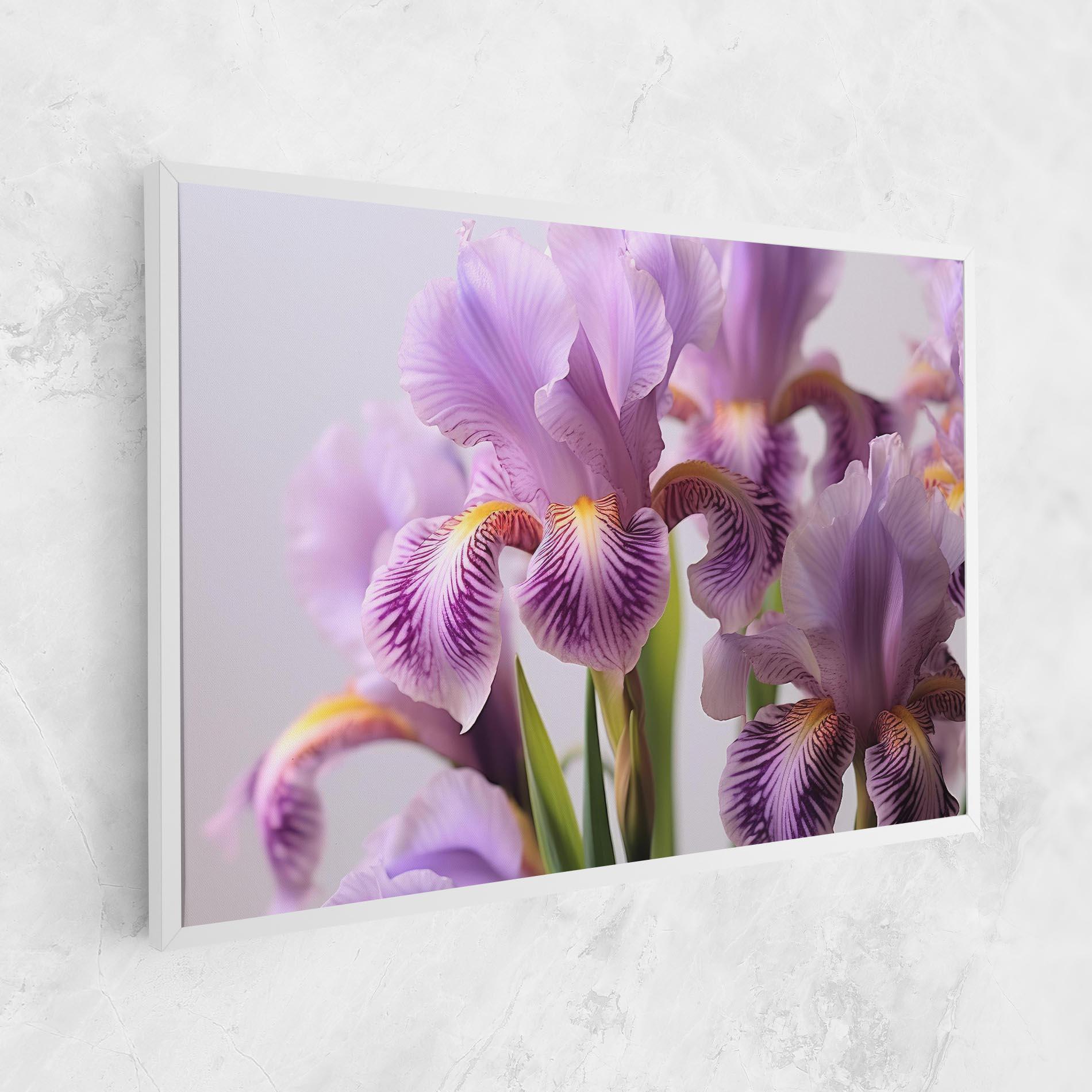 Leinwandbild Iris In Vase mockup 1