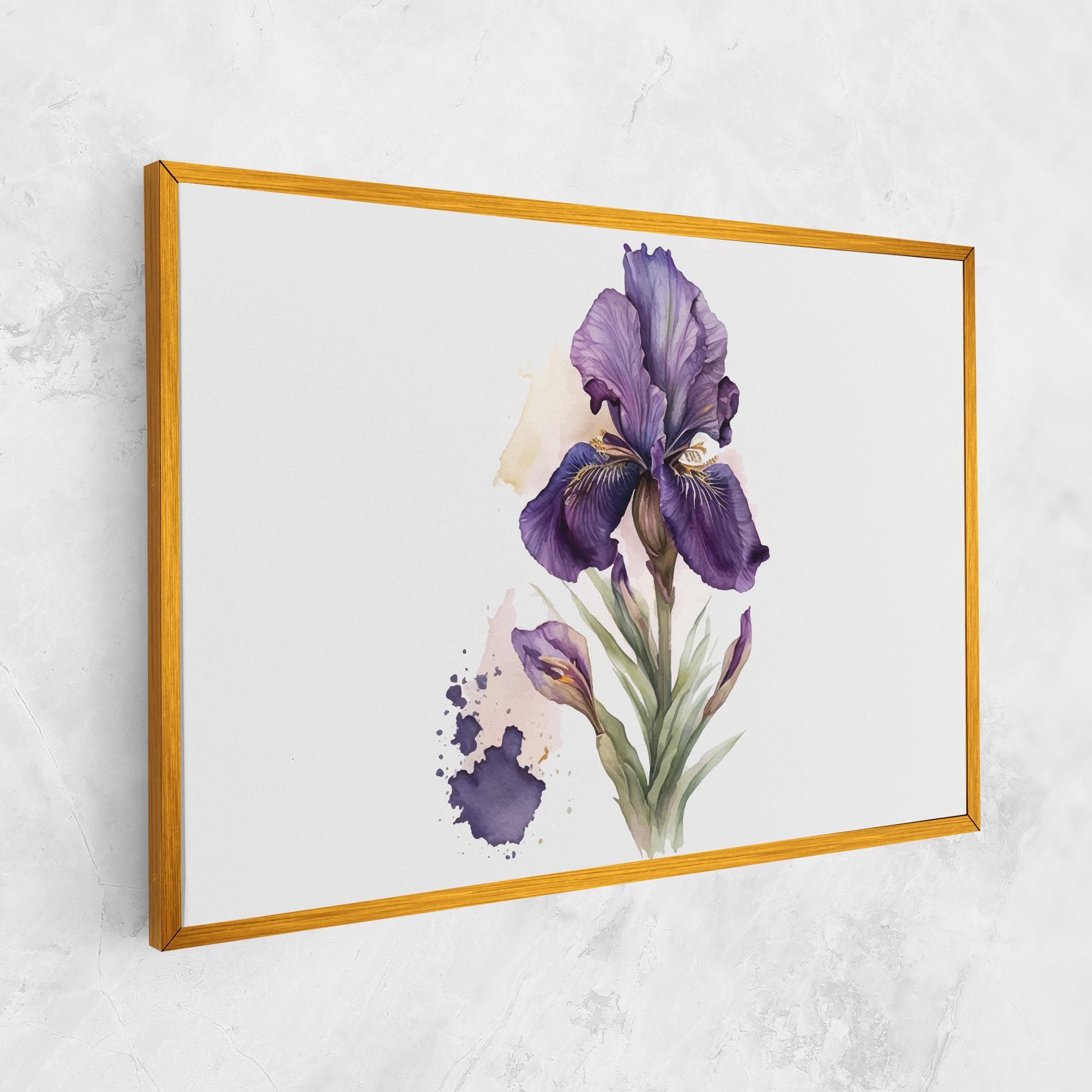 Beautiful Purple Iris mockup 1