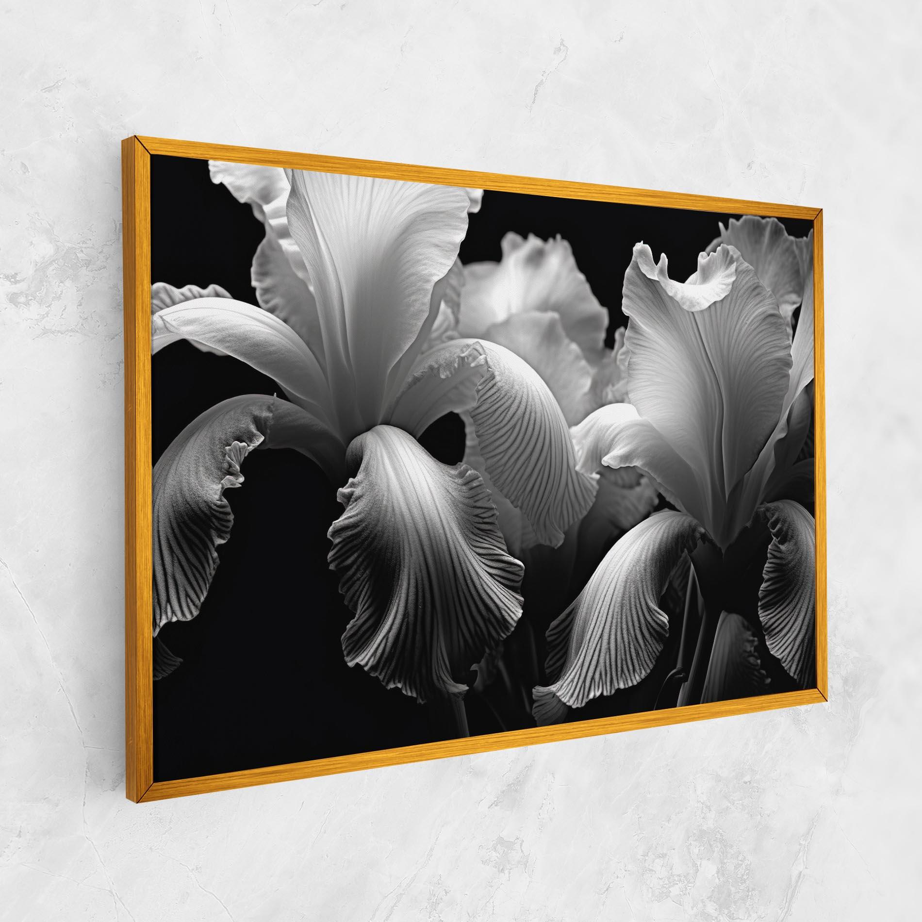 Leinwandbild Grey Iris mockup 1