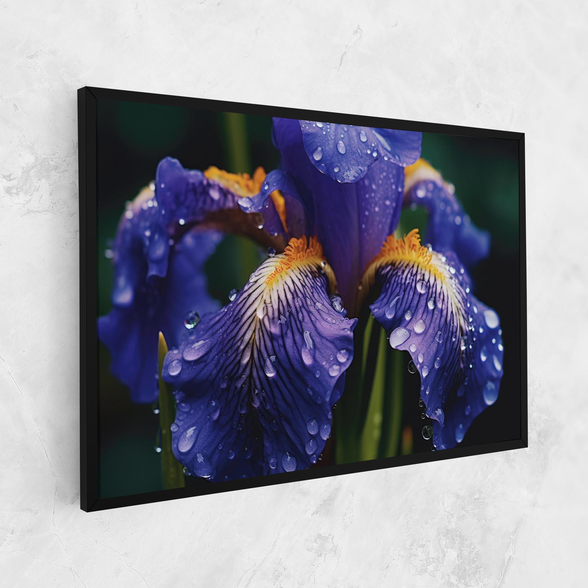Leinwandbild Iris After Rain mockup 1