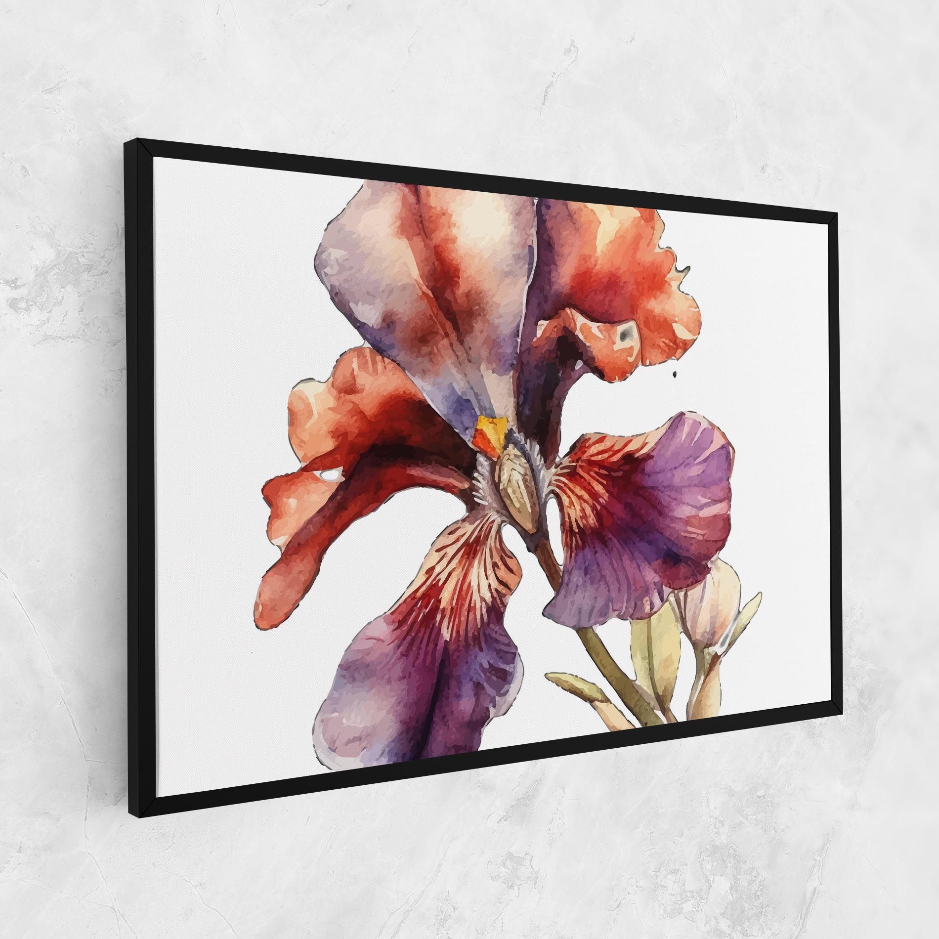 Watercolor Iris mockup 1