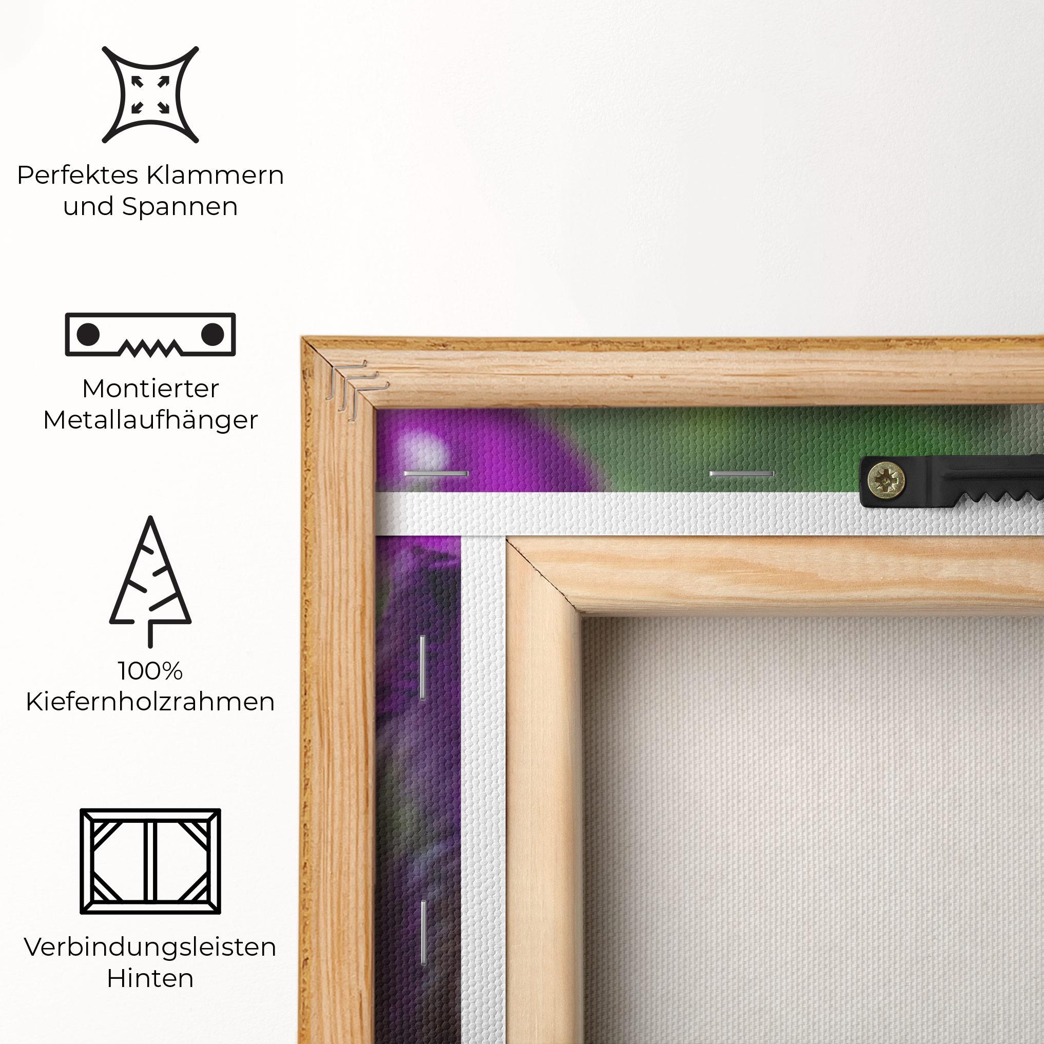 Leinwandbild Dark Pink Iris mockup 5