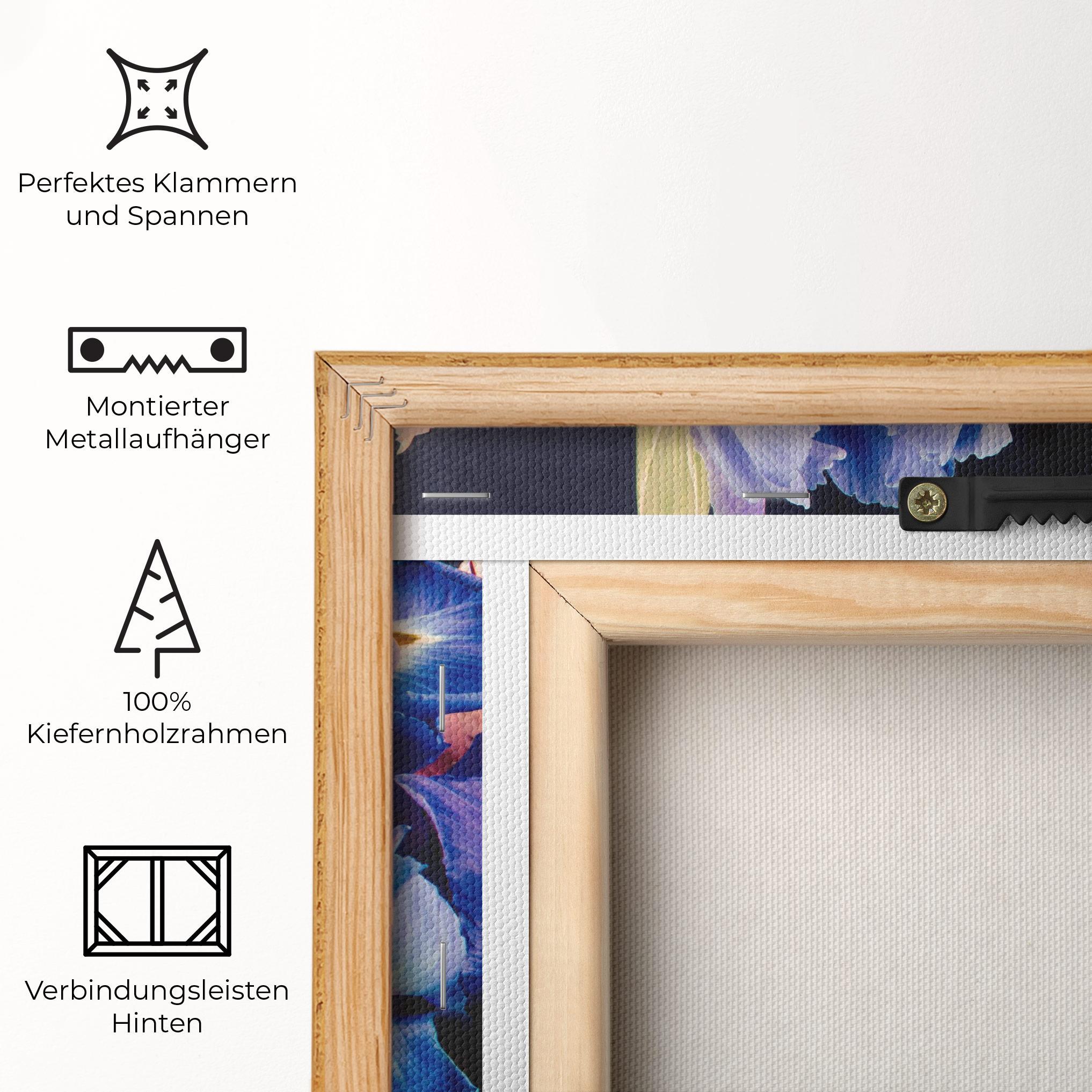 Leinwandbild Iris Bouquet mockup 5