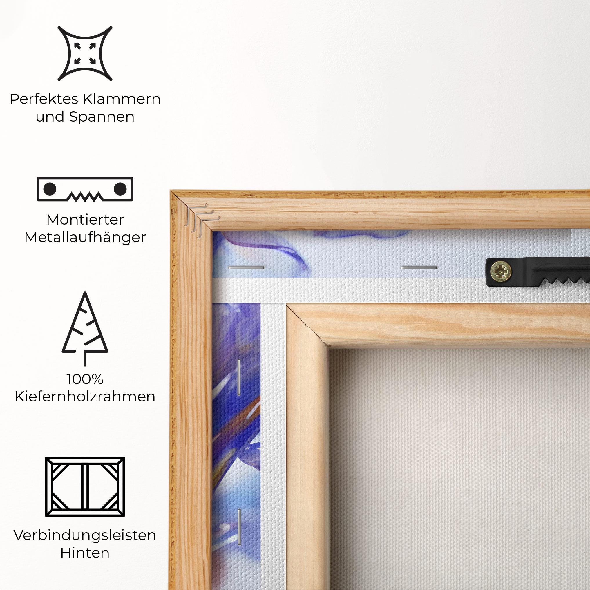 Leinwandbild Iris Glass mockup 5