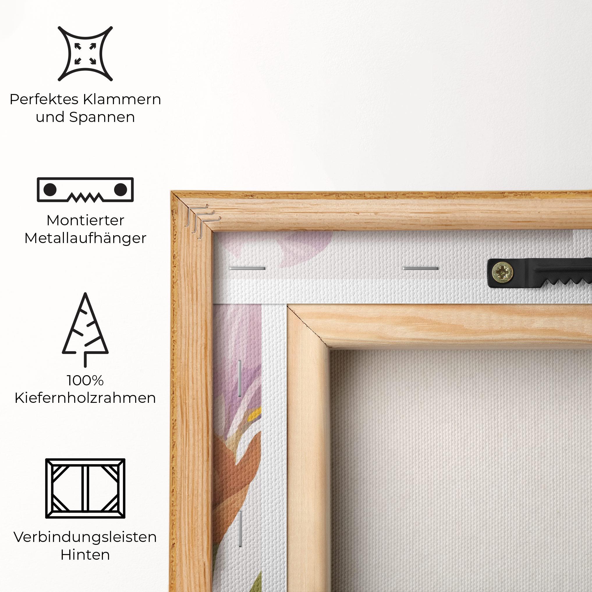 Leinwandbild Iris Leaf mockup 5