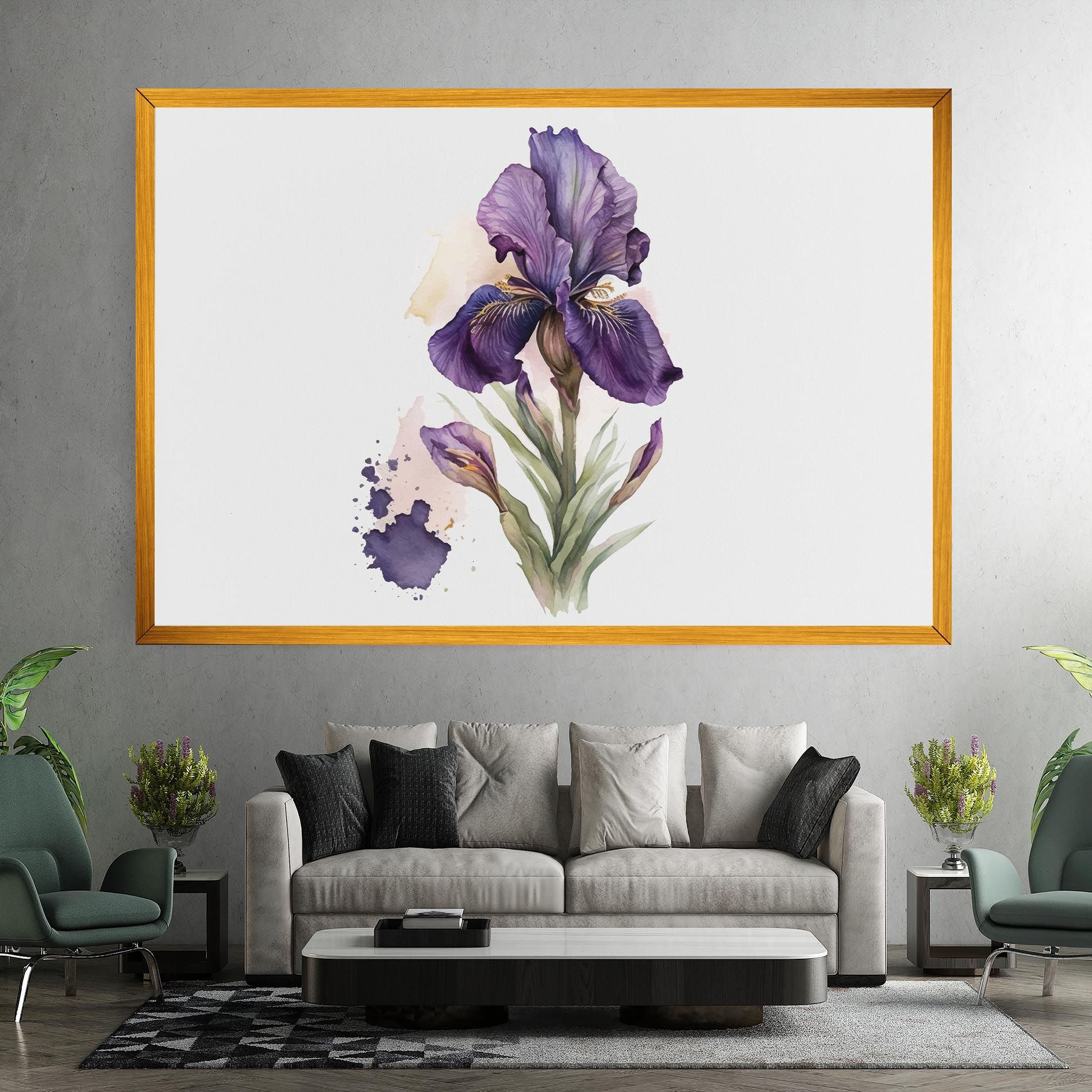 Beautiful Purple Iris mockup 7