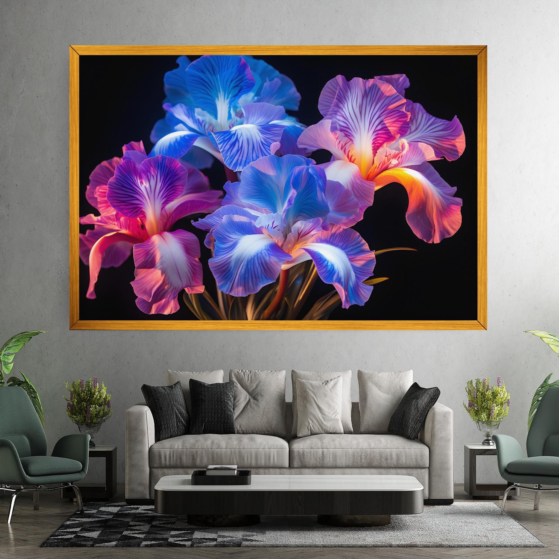 Blue Light Iris mockup 7