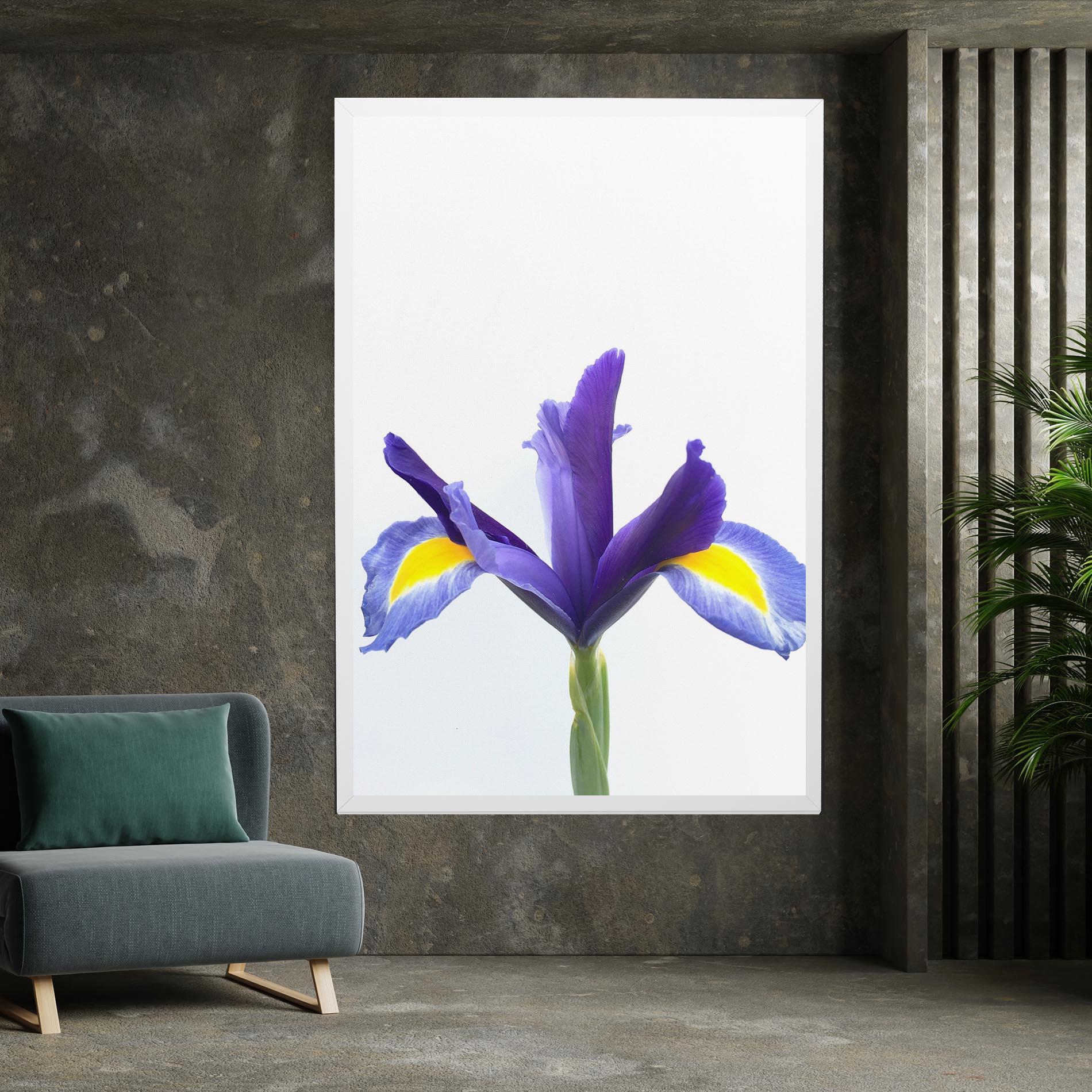 Leinwandbild Yellow Color Iris mockup 7