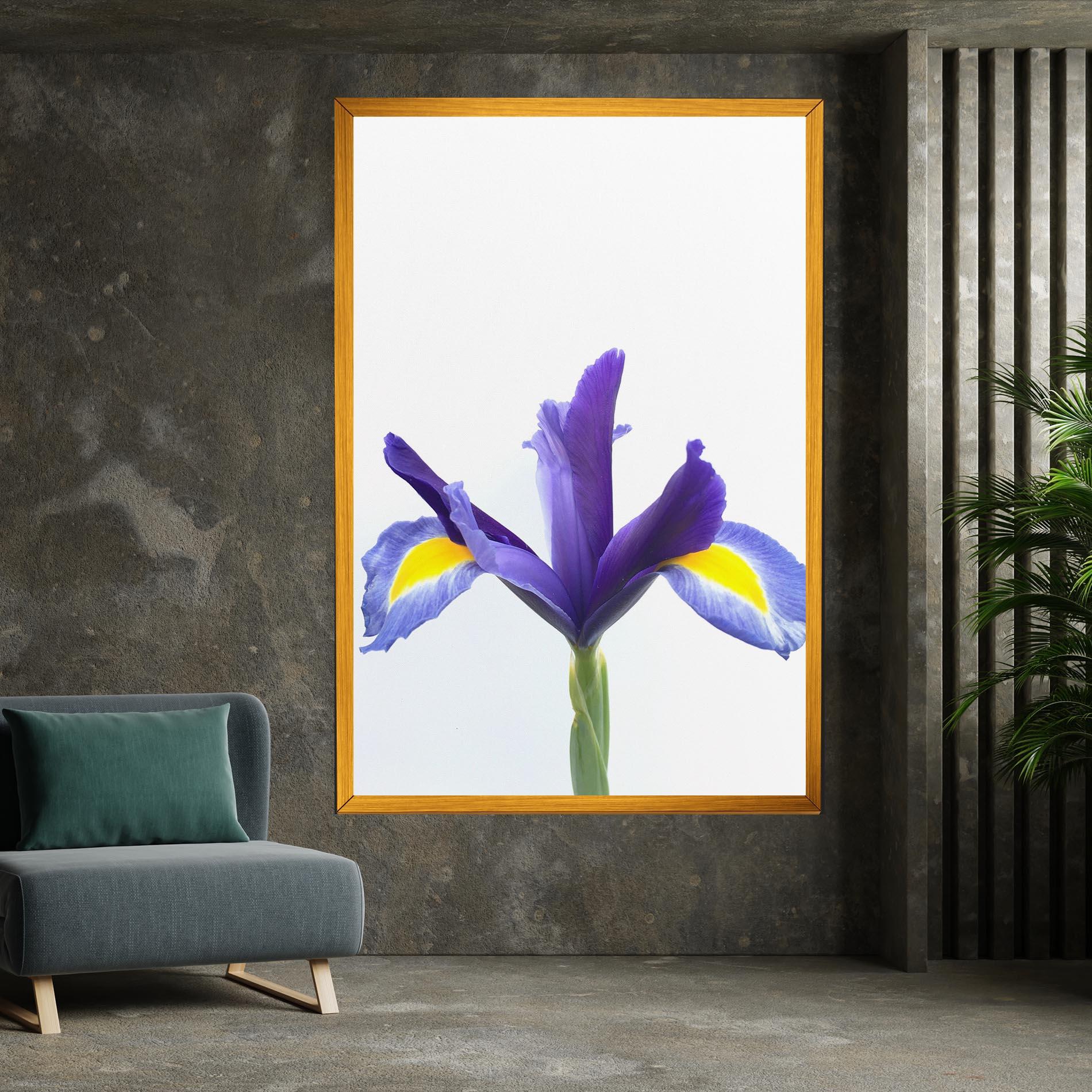 Leinwandbild Yellow Color Iris mockup 7