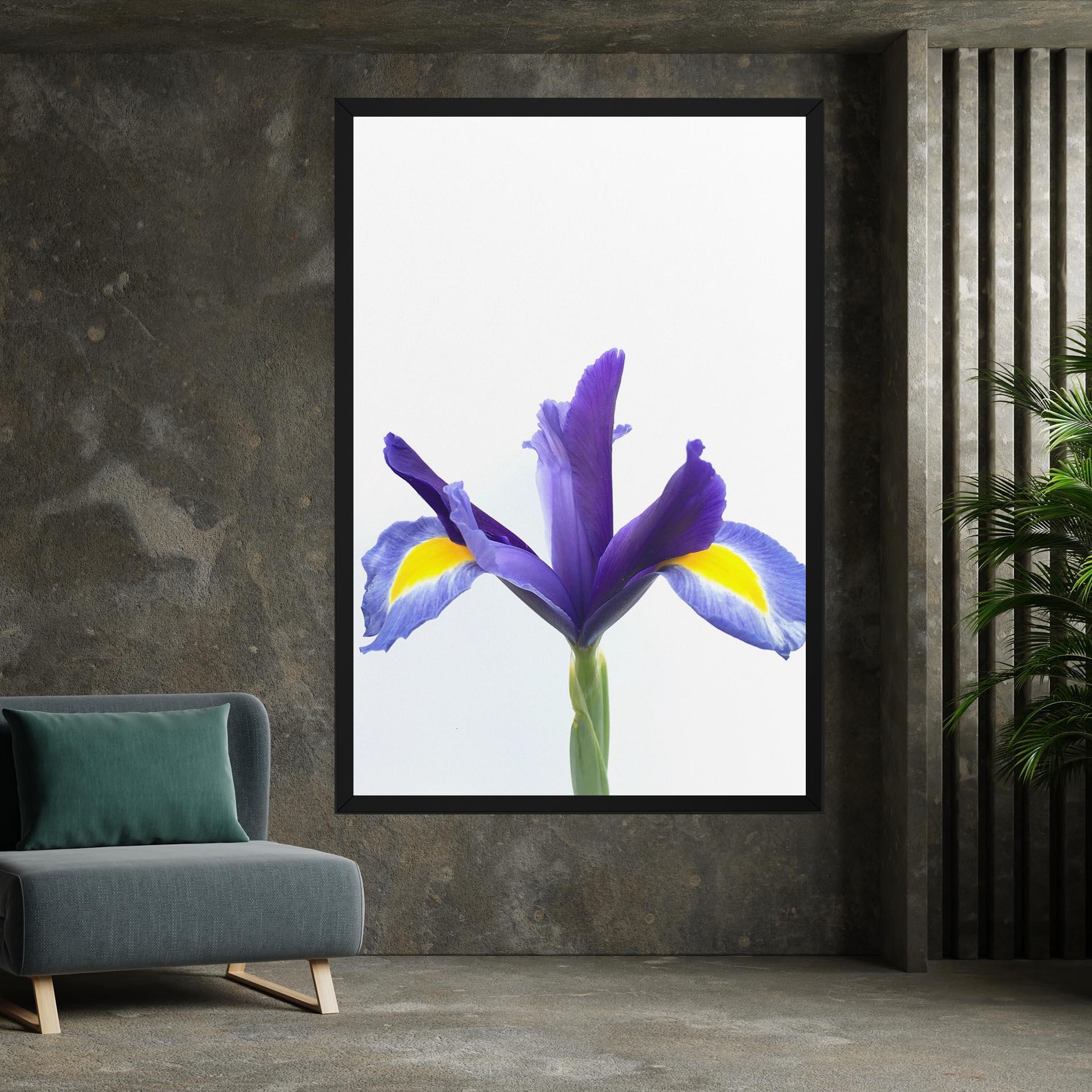 Leinwandbild Yellow Color Iris mockup 7