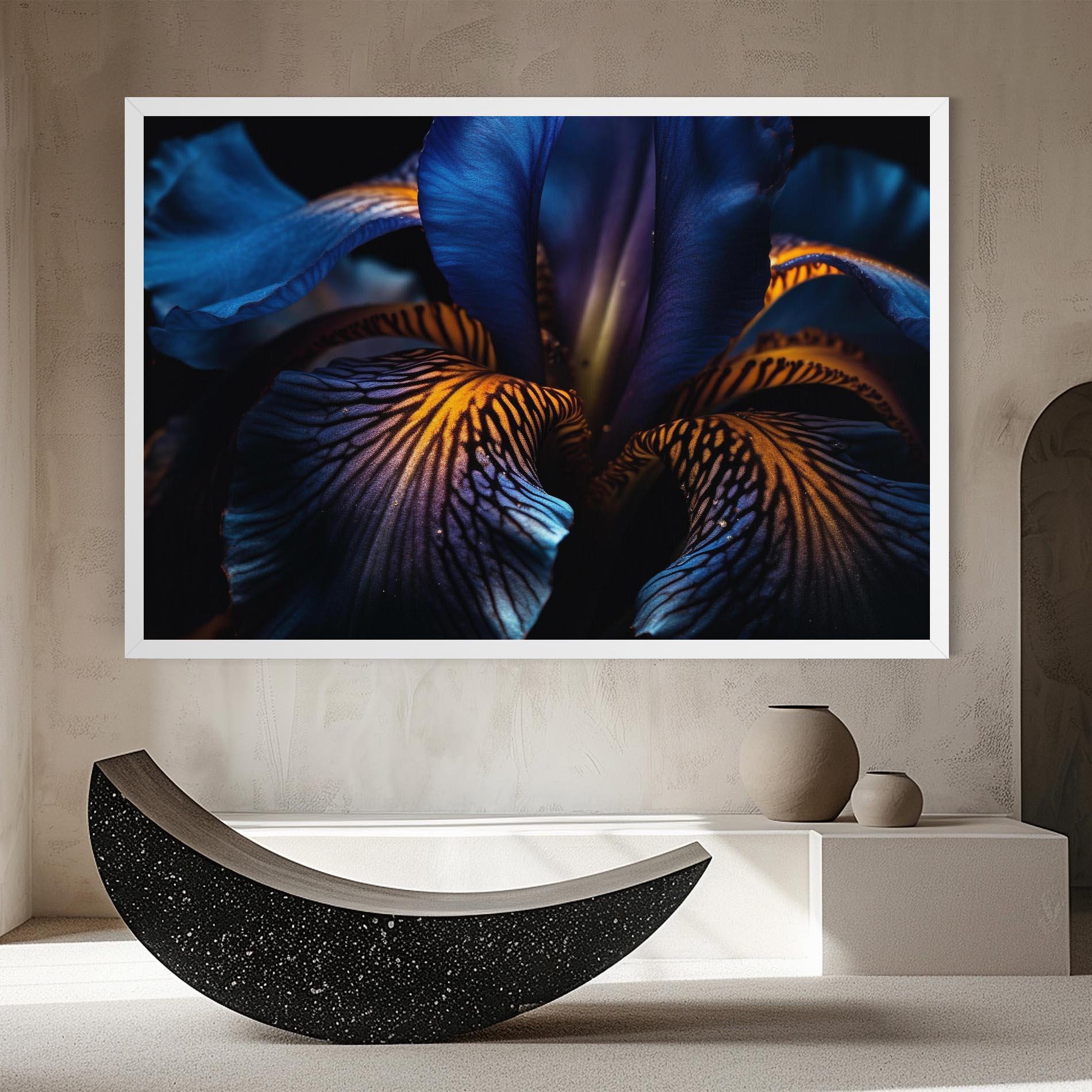 Leinwandbild Dark Yellow Iris mockup 8