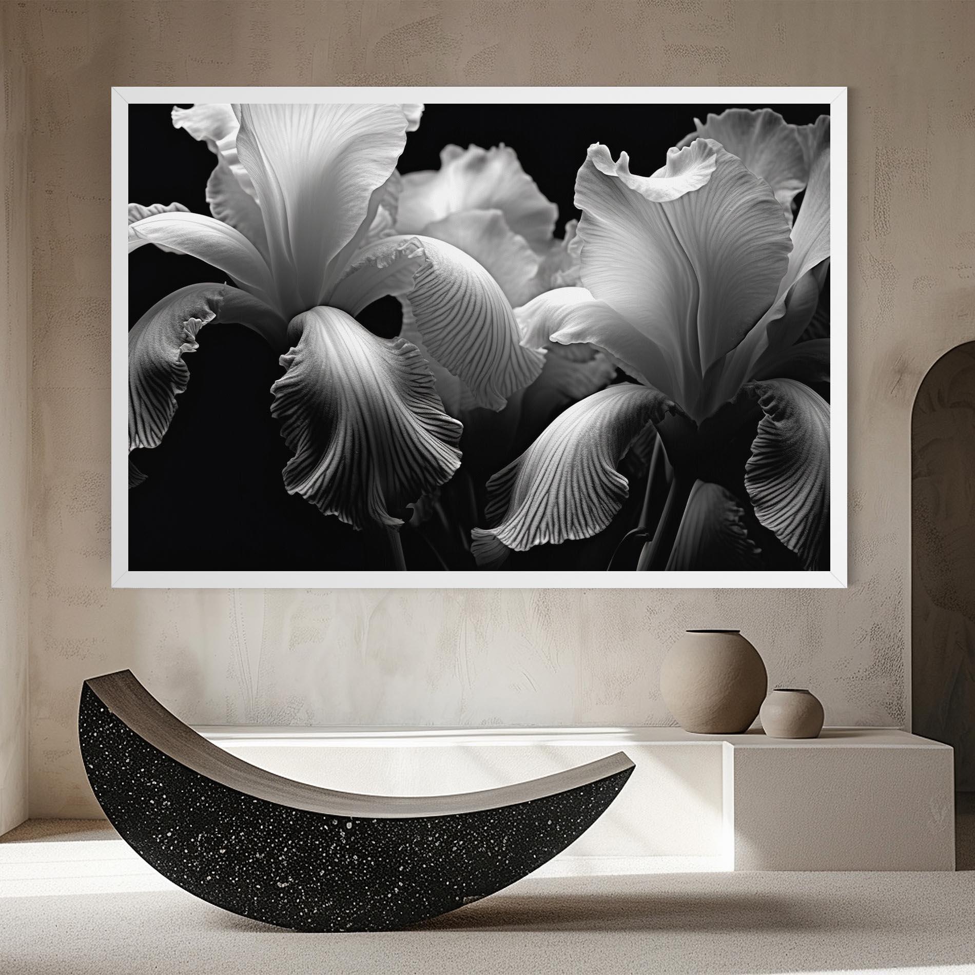 Leinwandbild Grey Iris mockup 8