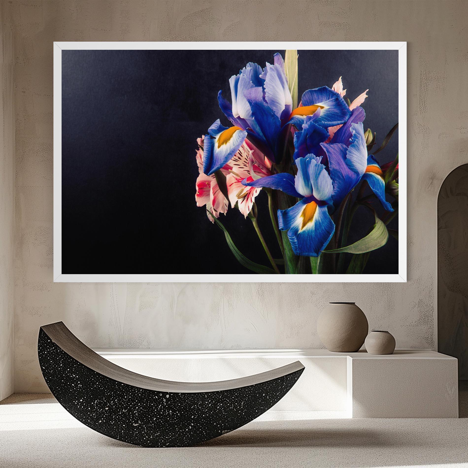 Leinwandbild Iris Bouquet mockup 8