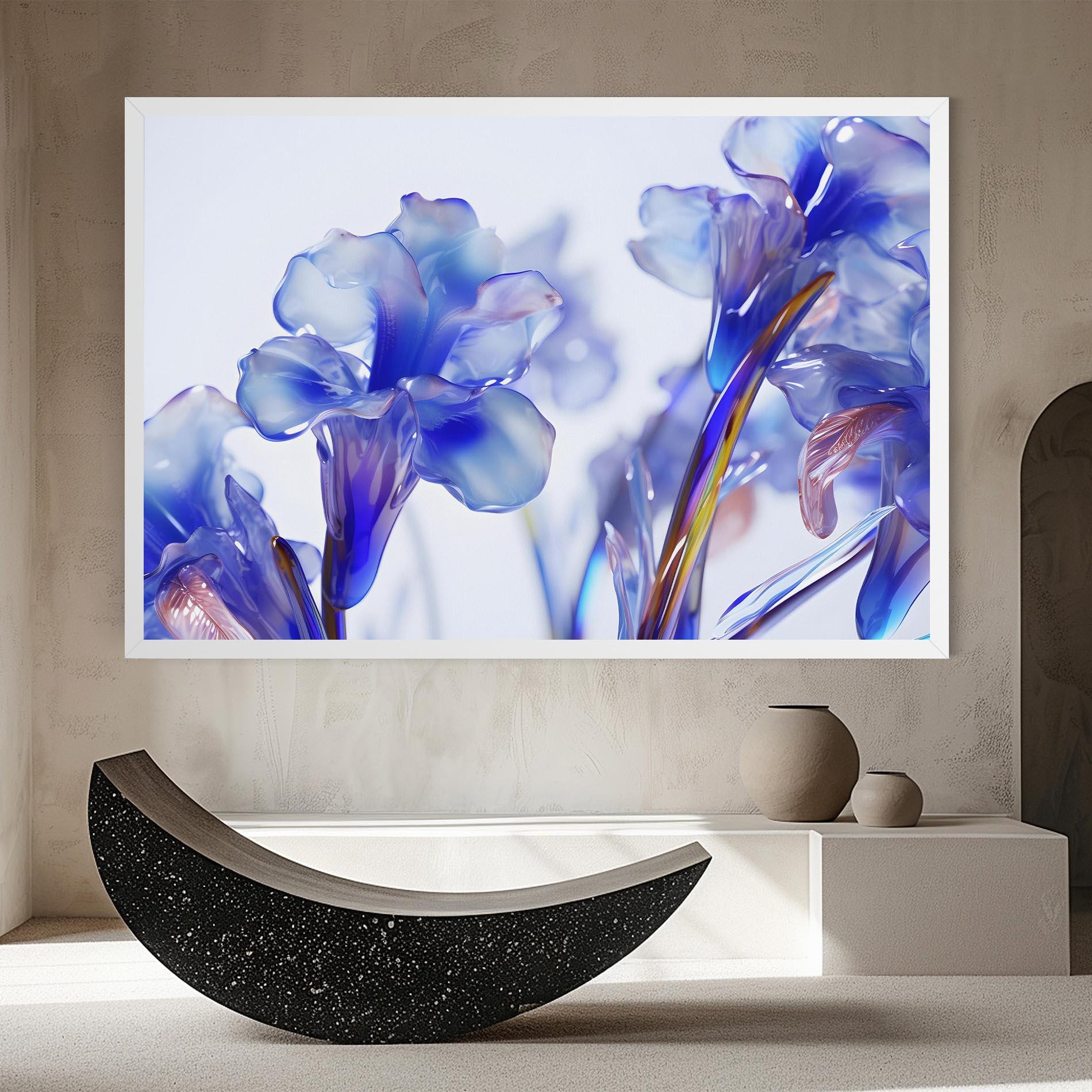 Leinwandbild Iris Glass mockup 8