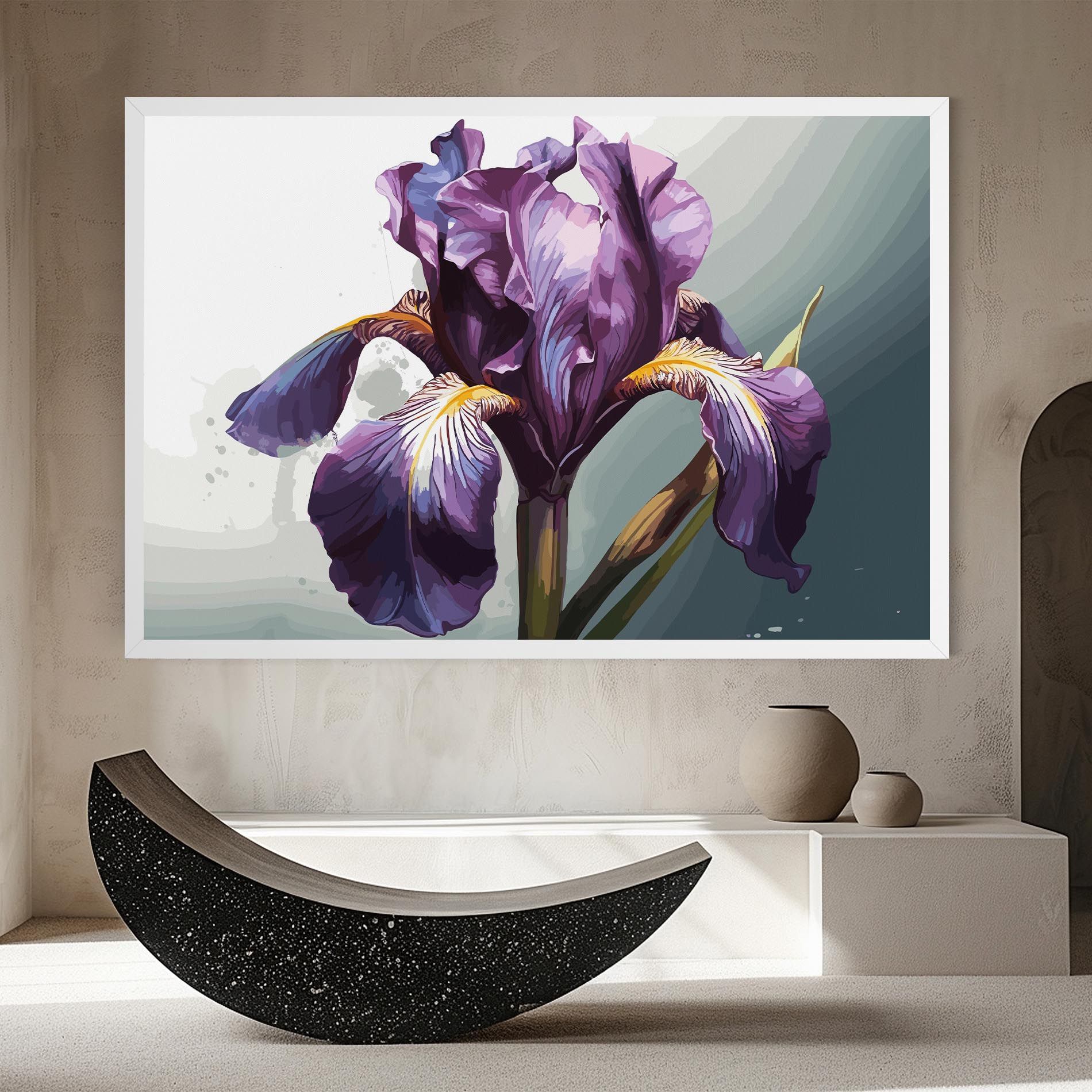 Purple Blue Iris mockup 8