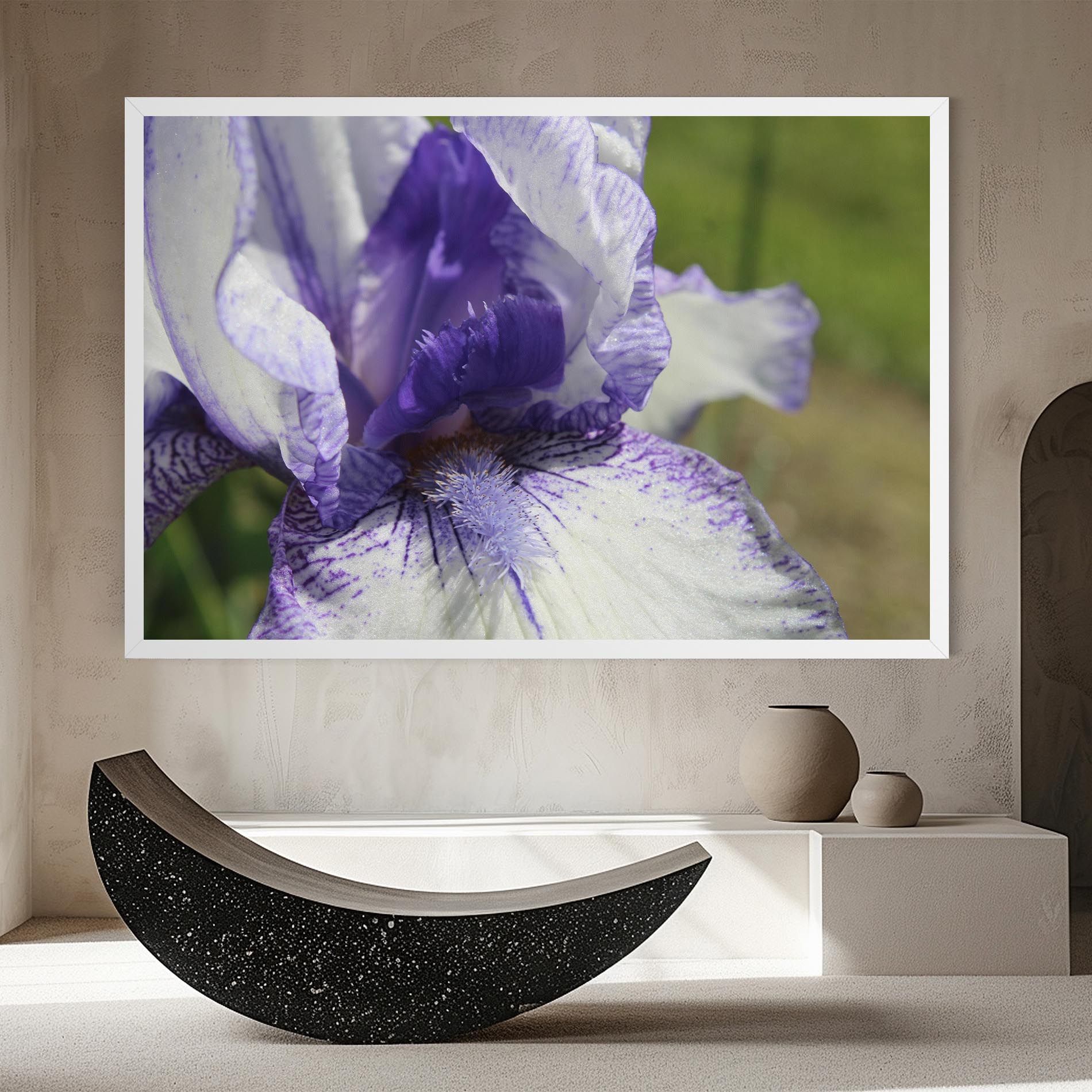 White Purple Iris mockup 8