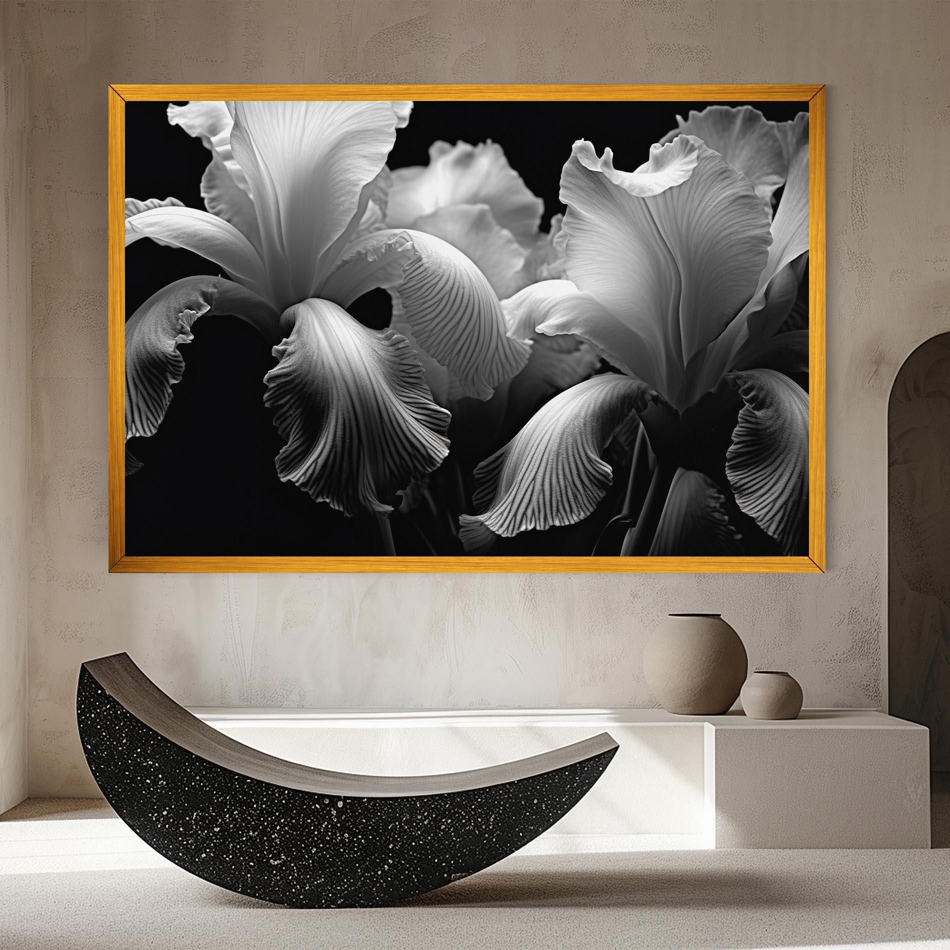 Leinwandbild Grey Iris mockup 8