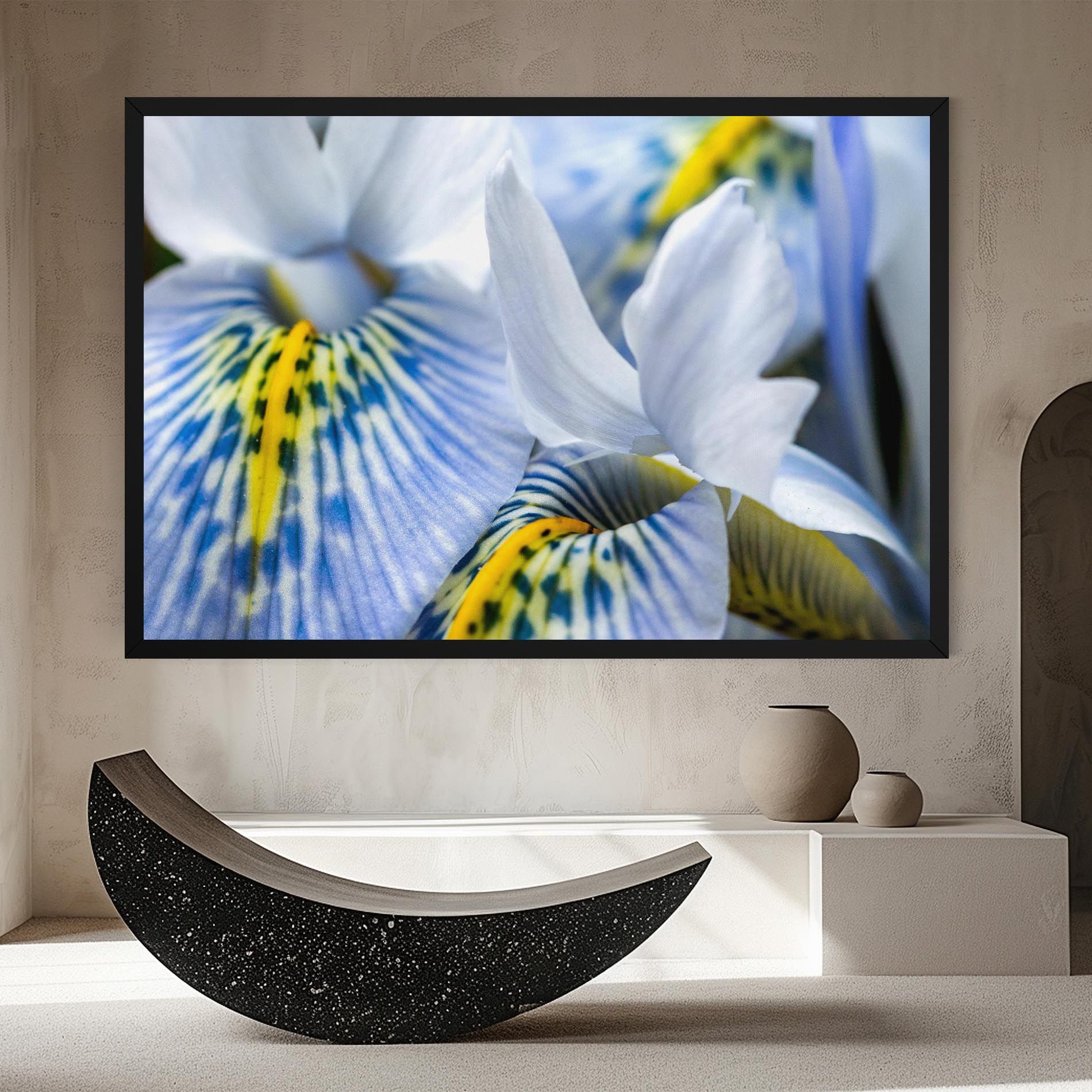 Blue Yellow Iris mockup 8