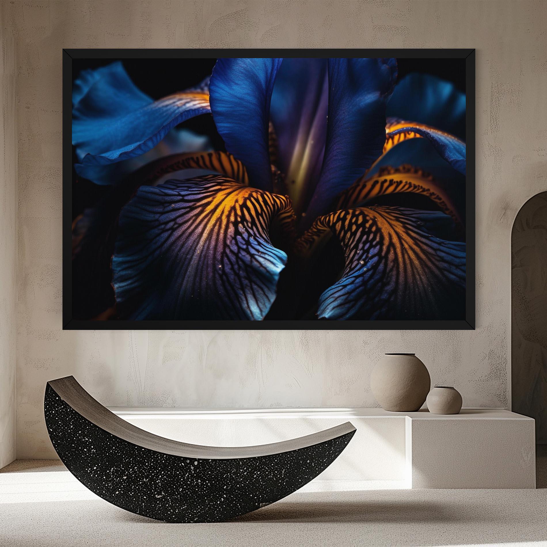 Leinwandbild Dark Yellow Iris mockup 8