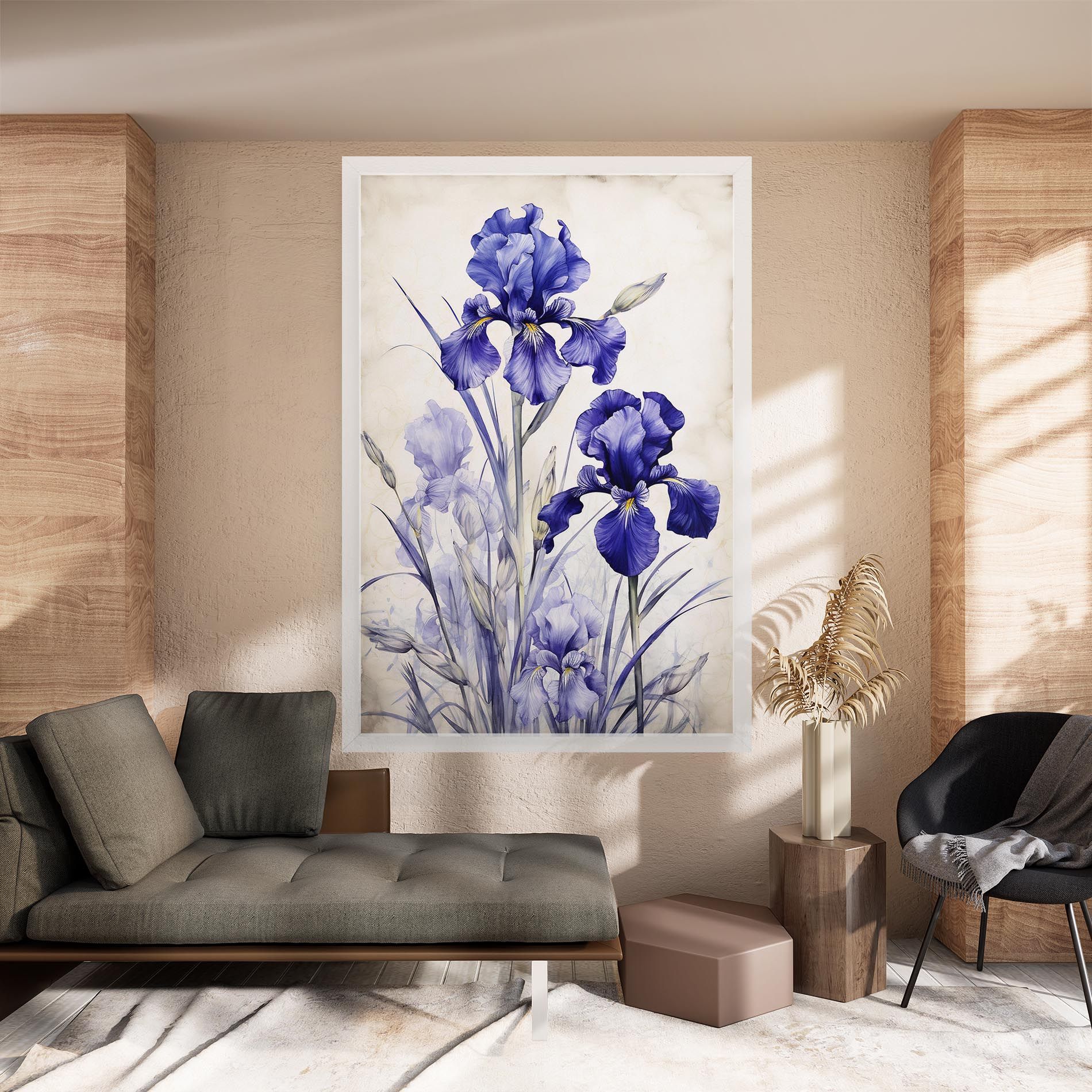 Irises Painting mockup 8