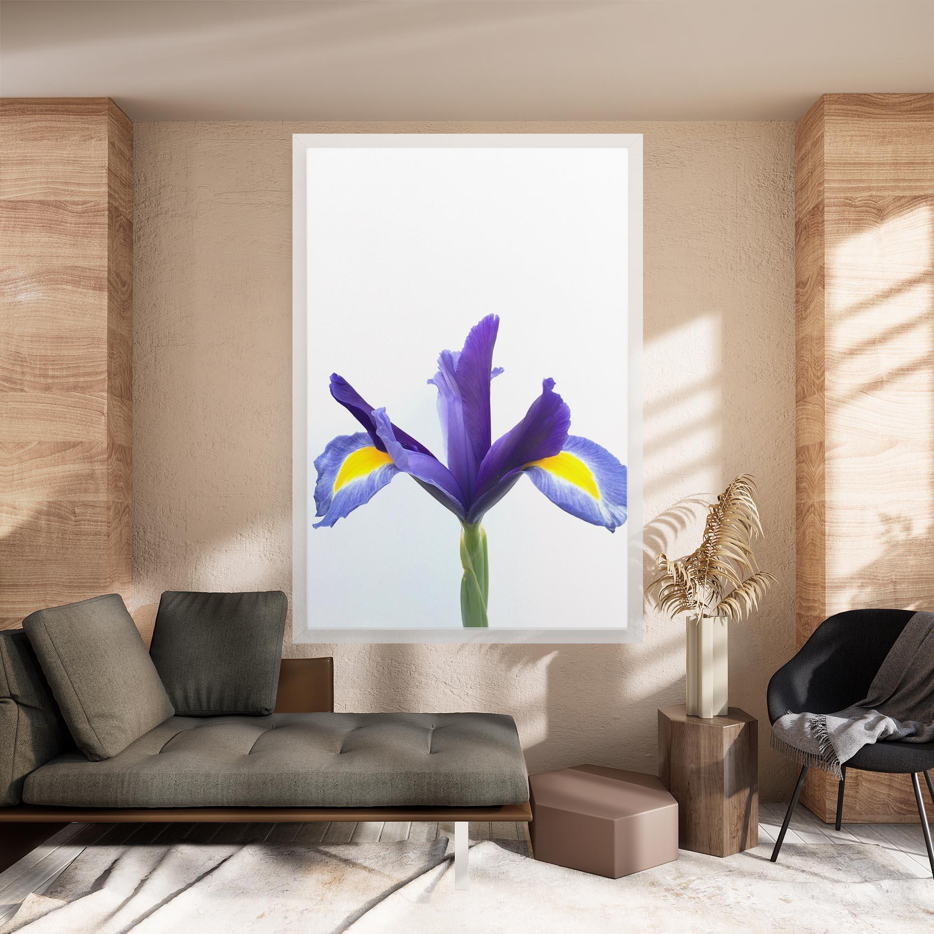 Leinwandbild Yellow Color Iris mockup 8