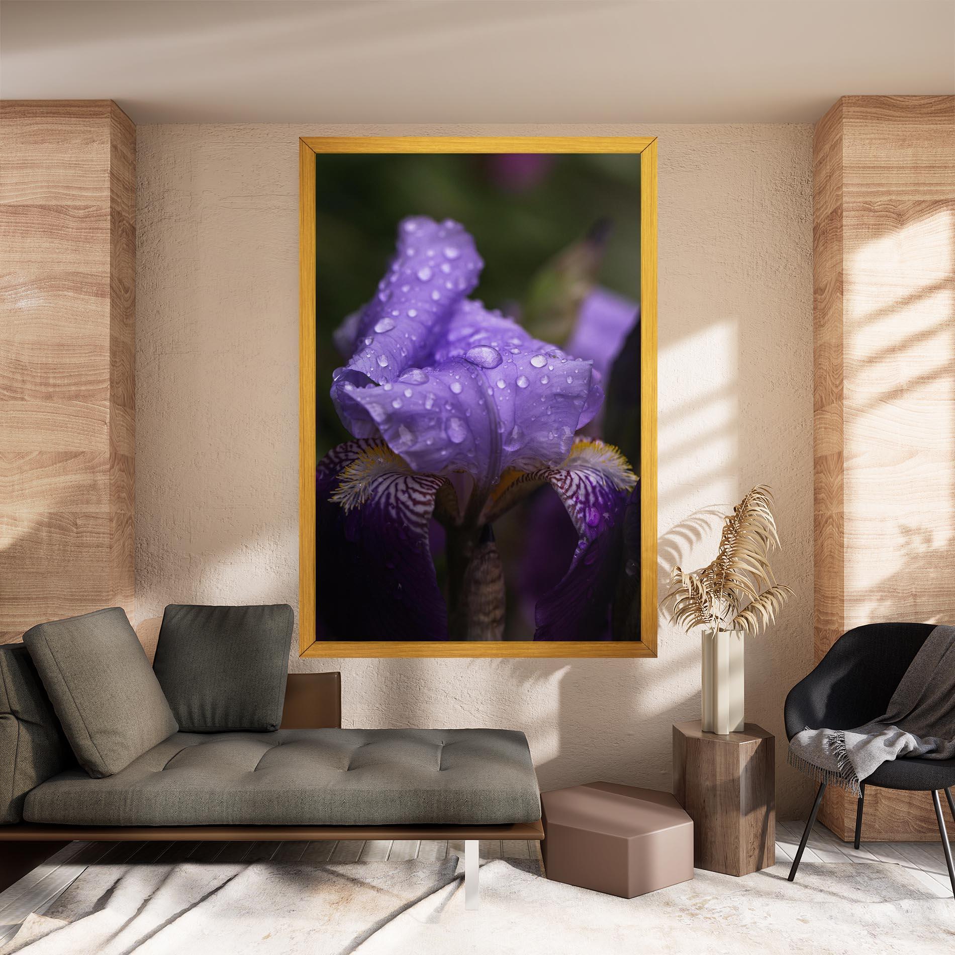 Leinwandbild Rain In The Garden mockup 8