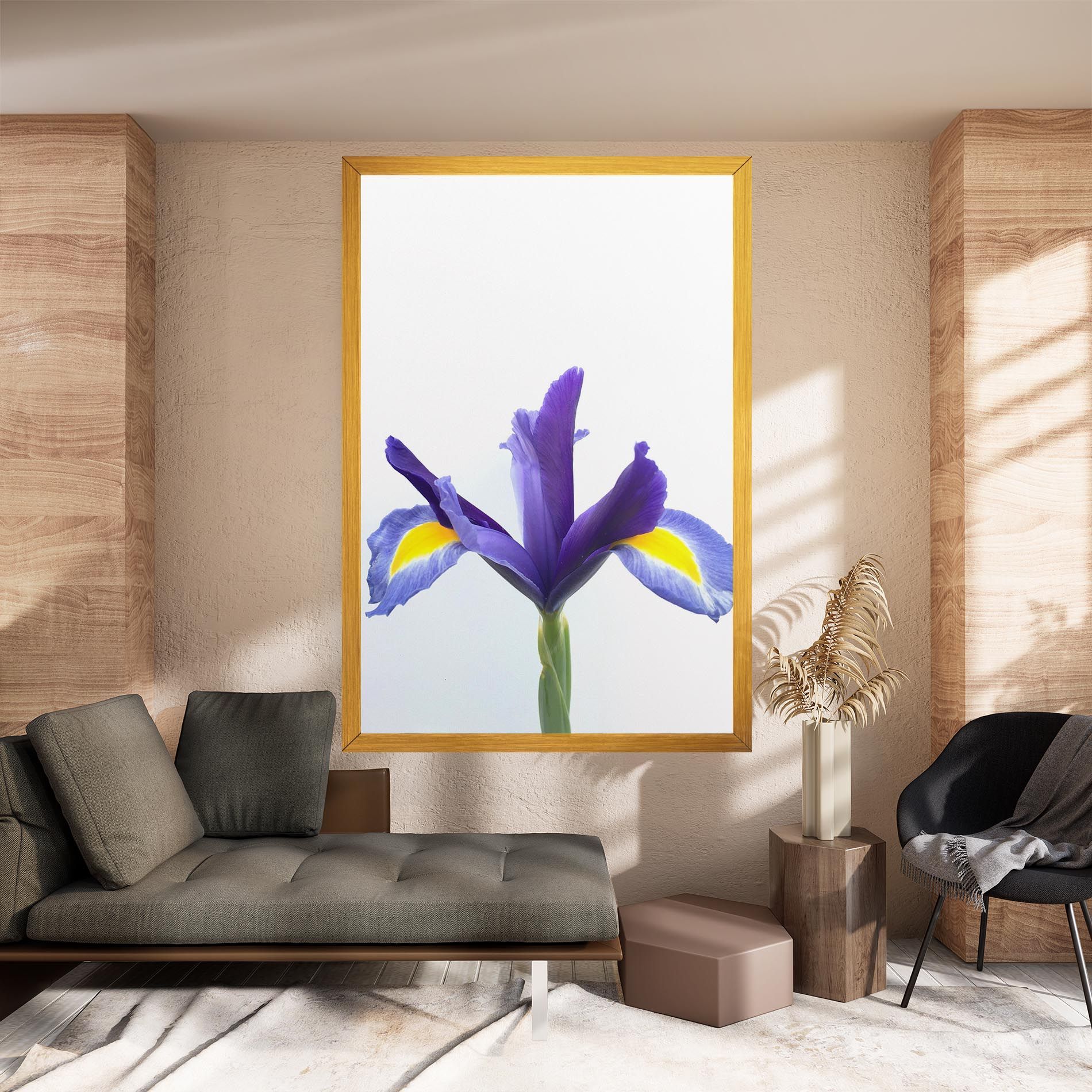Yellow Color Iris mockup 8
