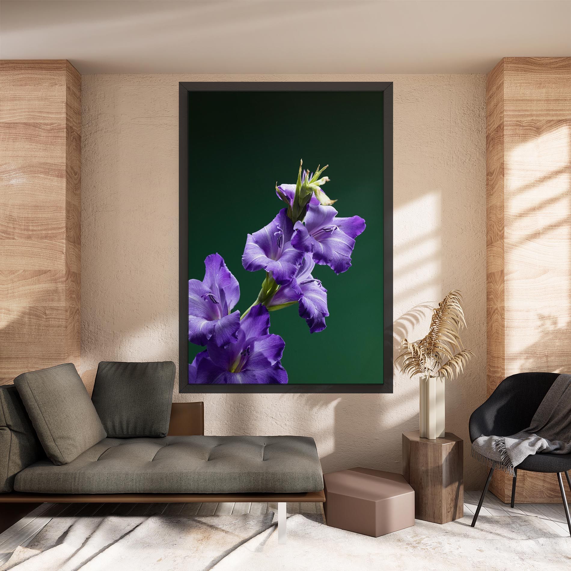 Iris On Green mockup 8