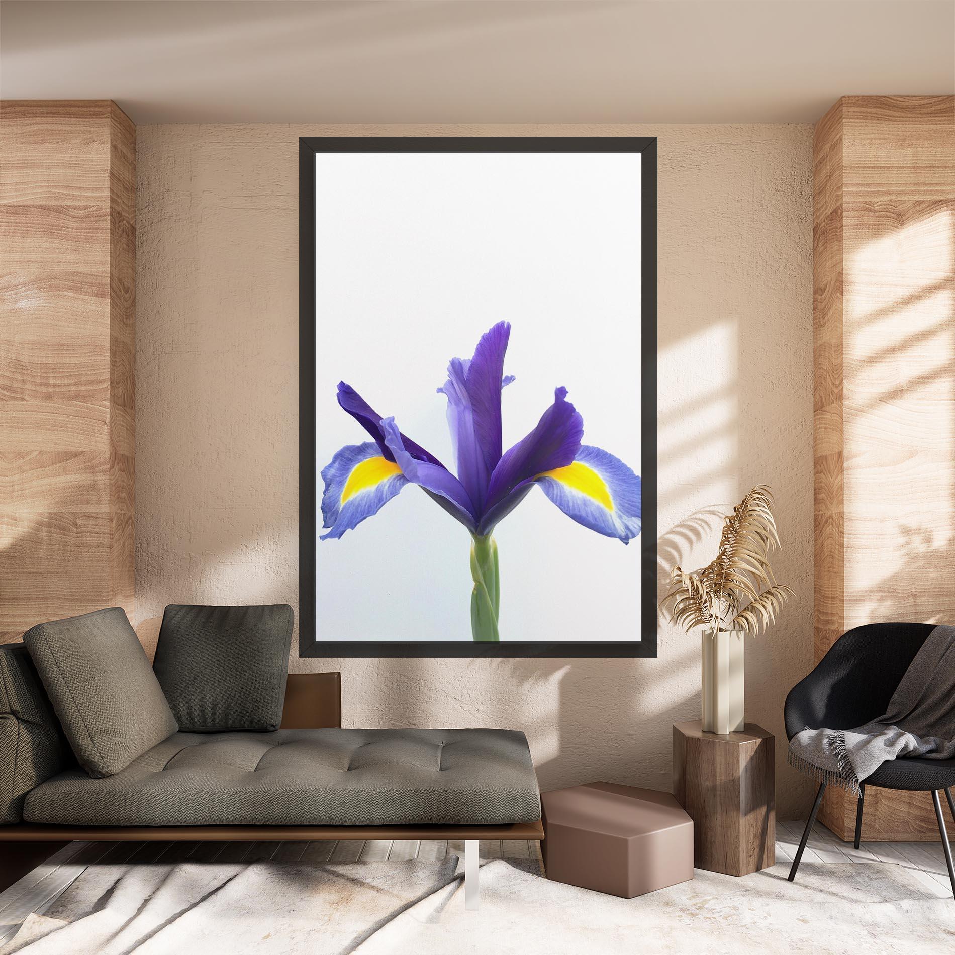 Leinwandbild Yellow Color Iris mockup 8