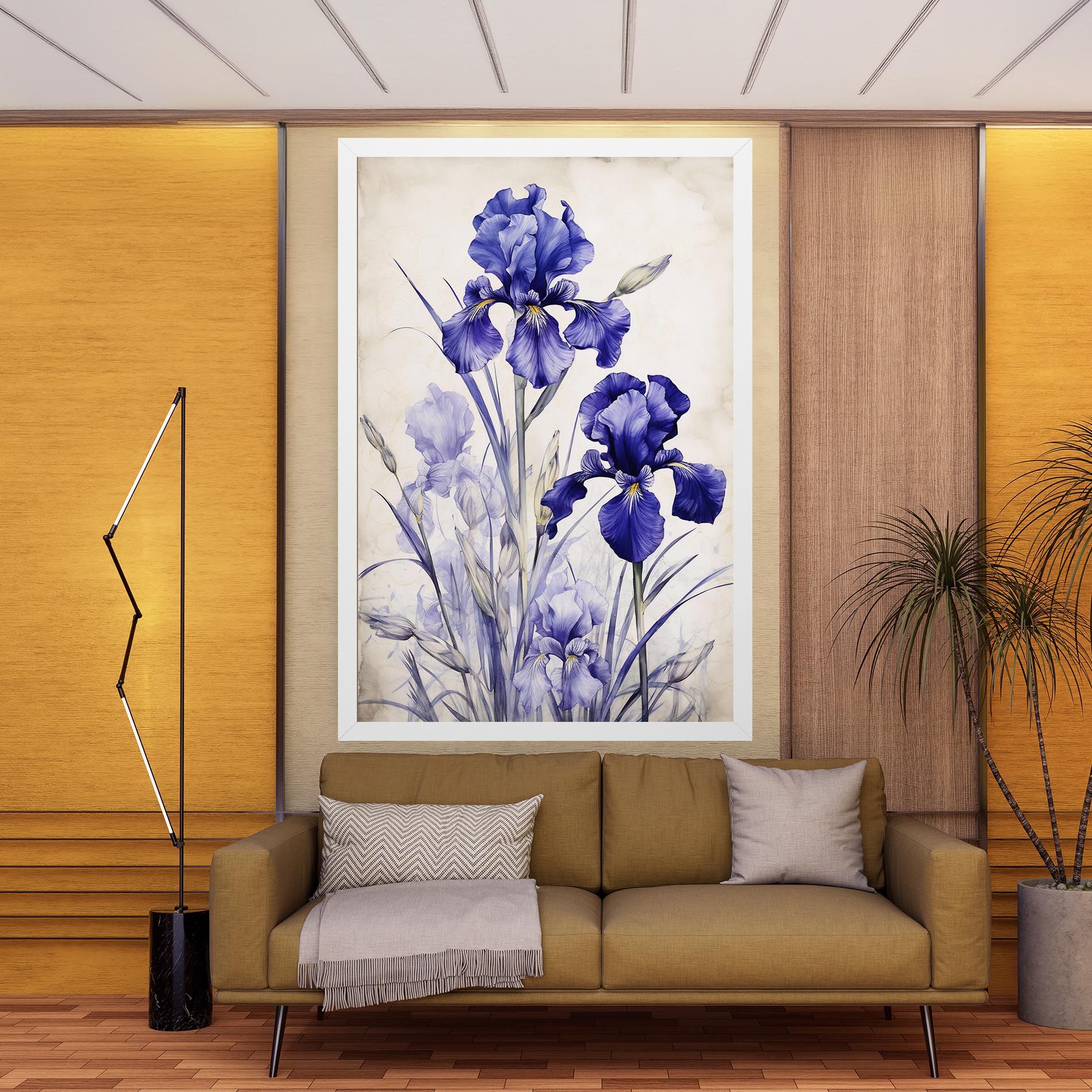 Irises Painting mockup 9