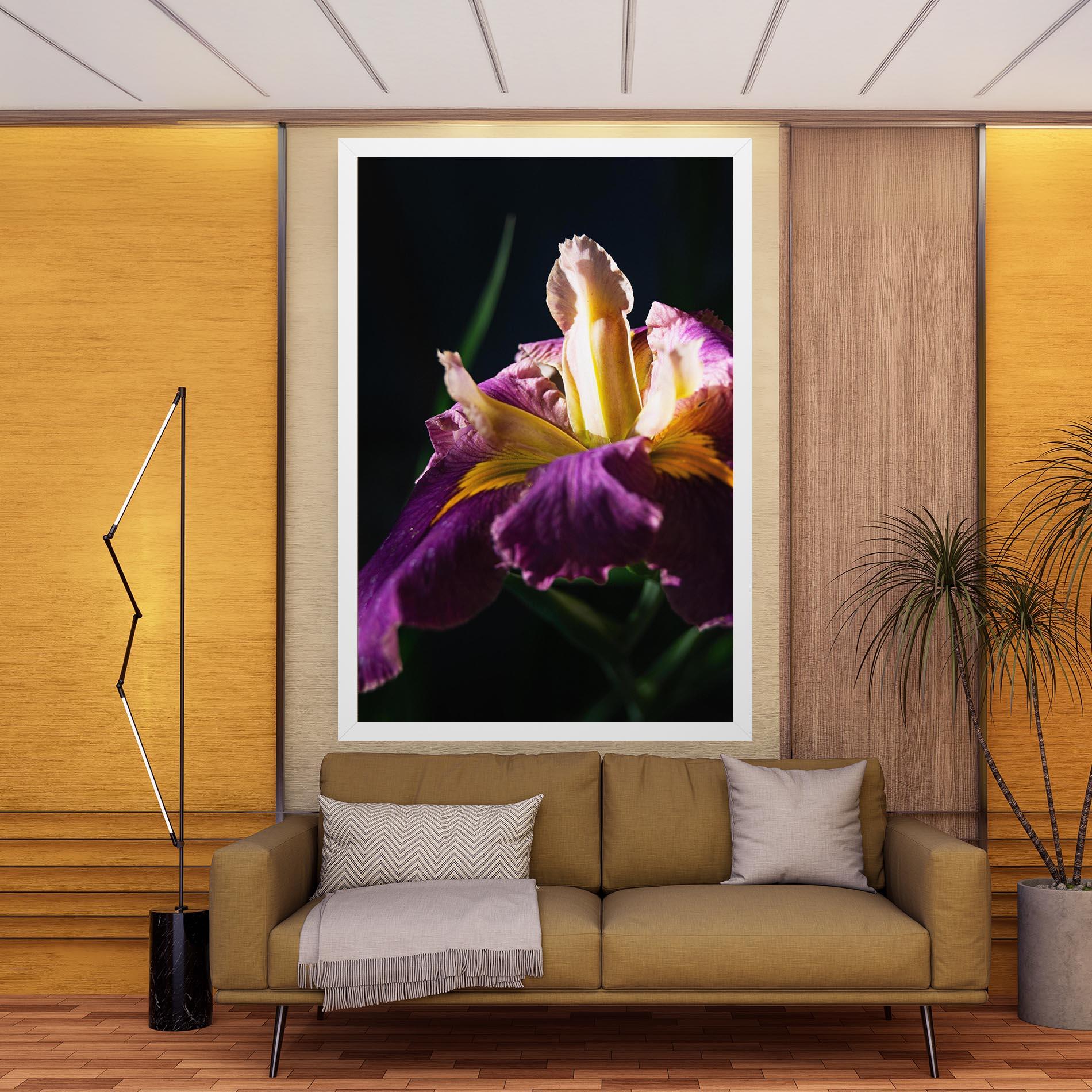 Leinwandbild Pastel Yellow Iris mockup 9