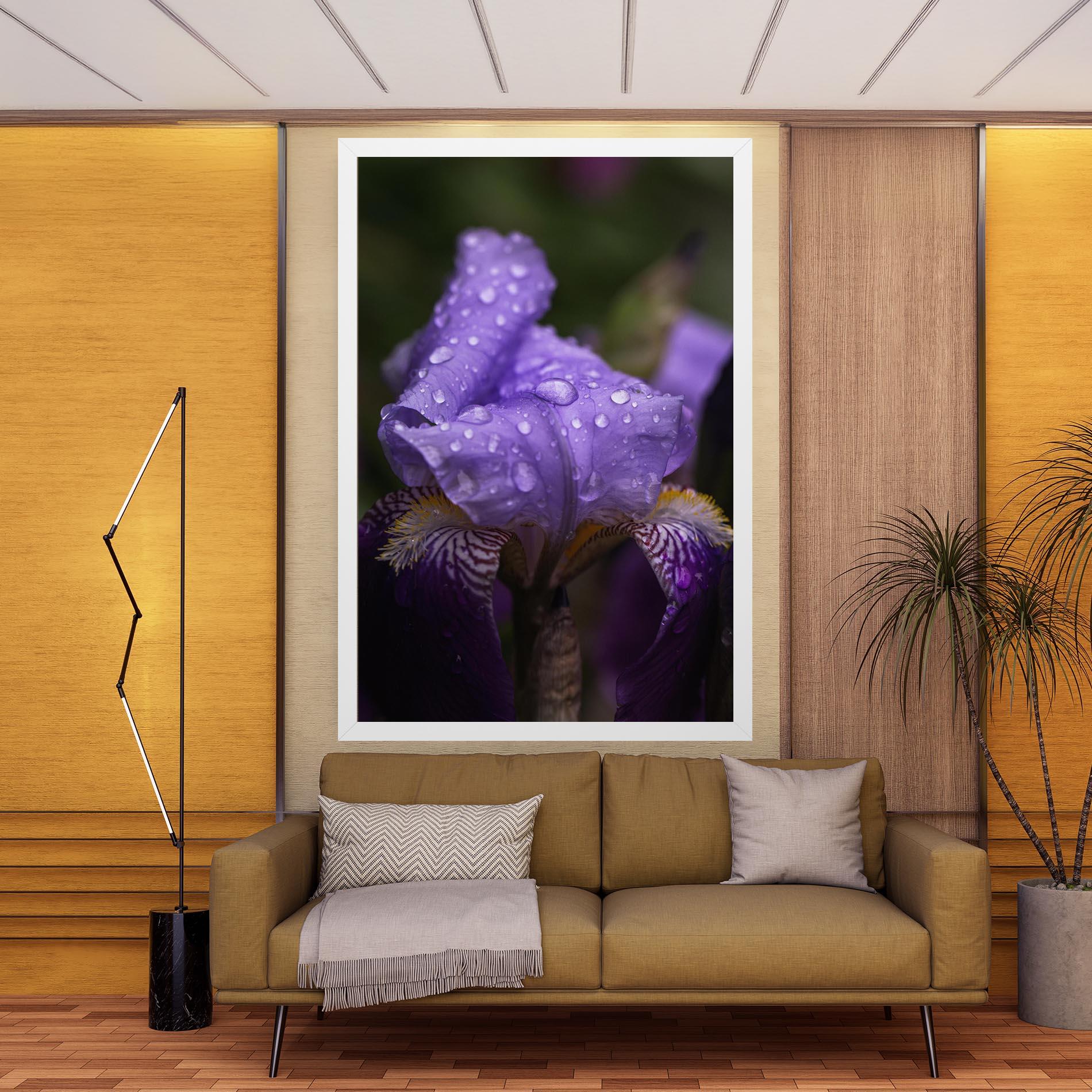 Leinwandbild Rain In The Garden mockup 9