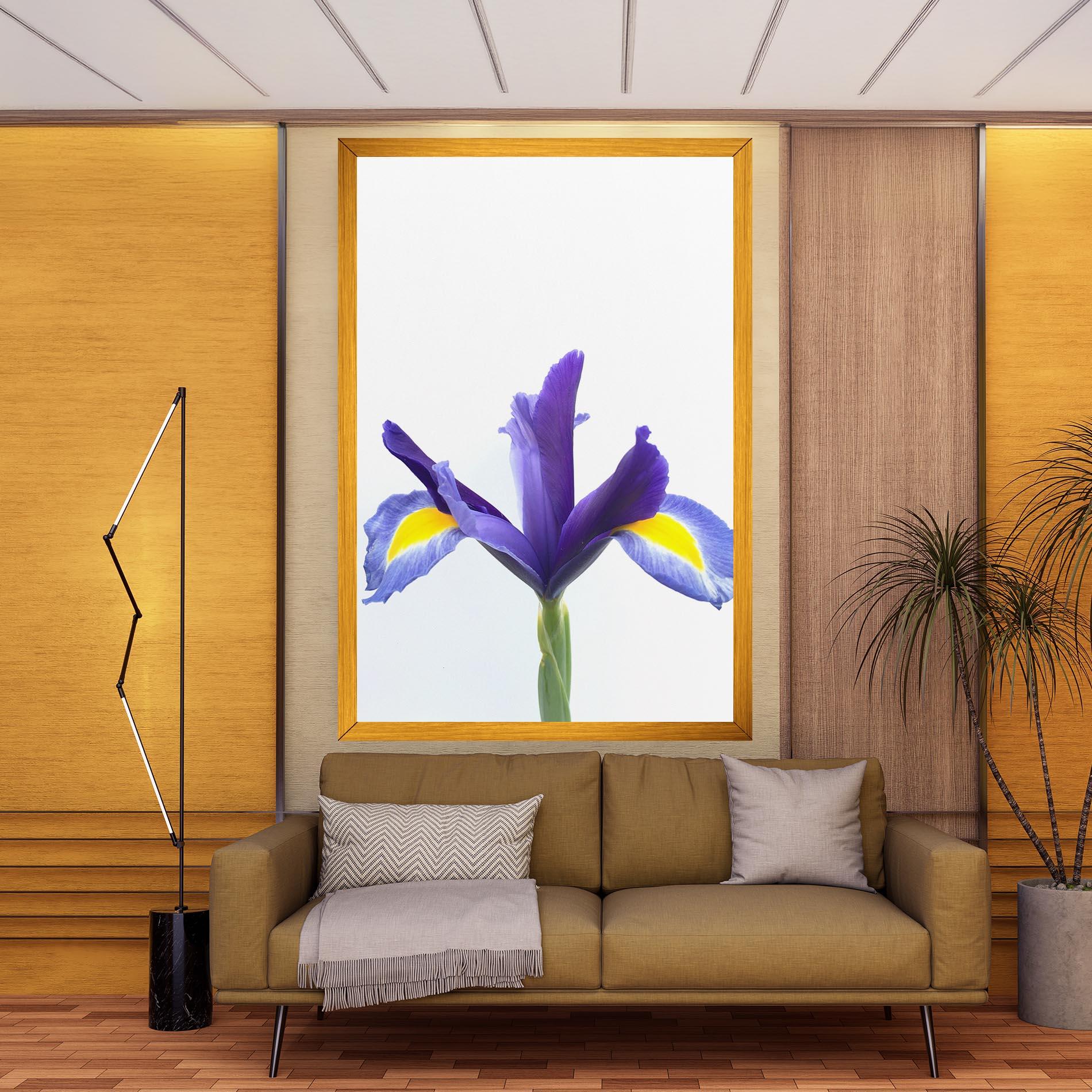Leinwandbild Yellow Color Iris mockup 9