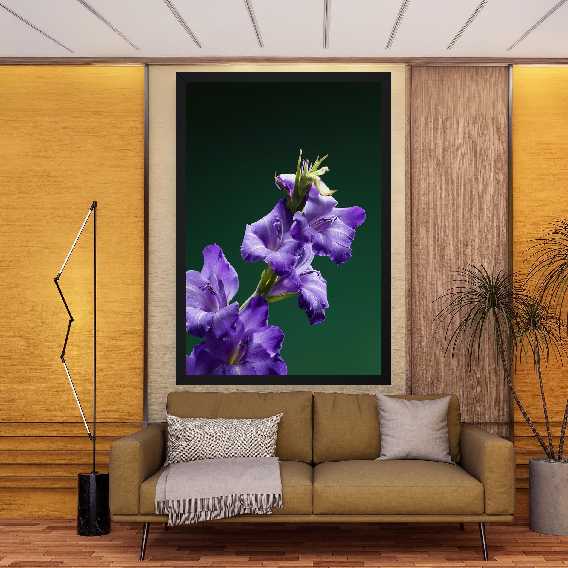 Iris On Green mockup 9