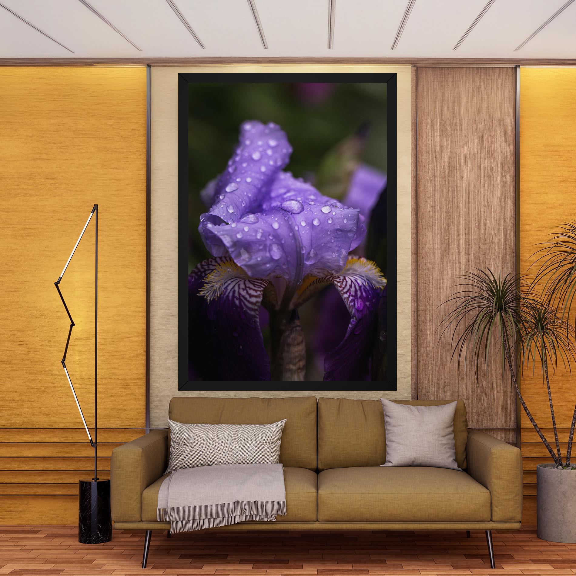 Leinwandbild Rain In The Garden mockup 9