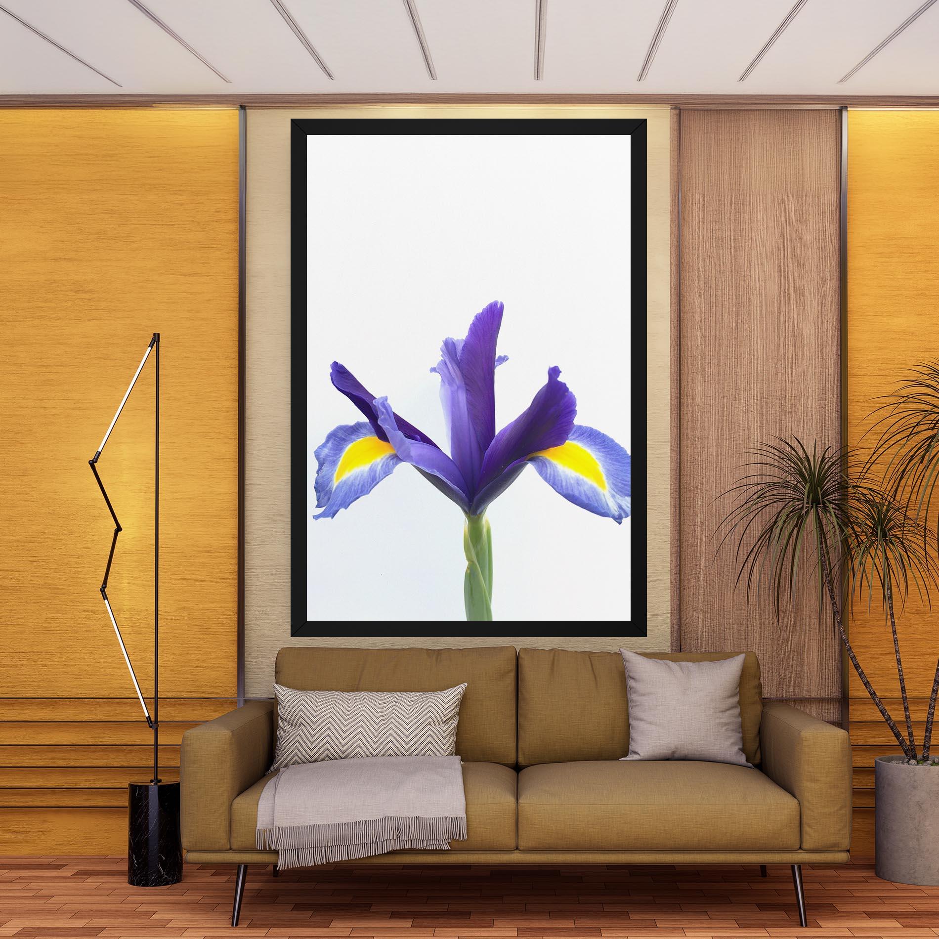 Leinwandbild Yellow Color Iris mockup 9