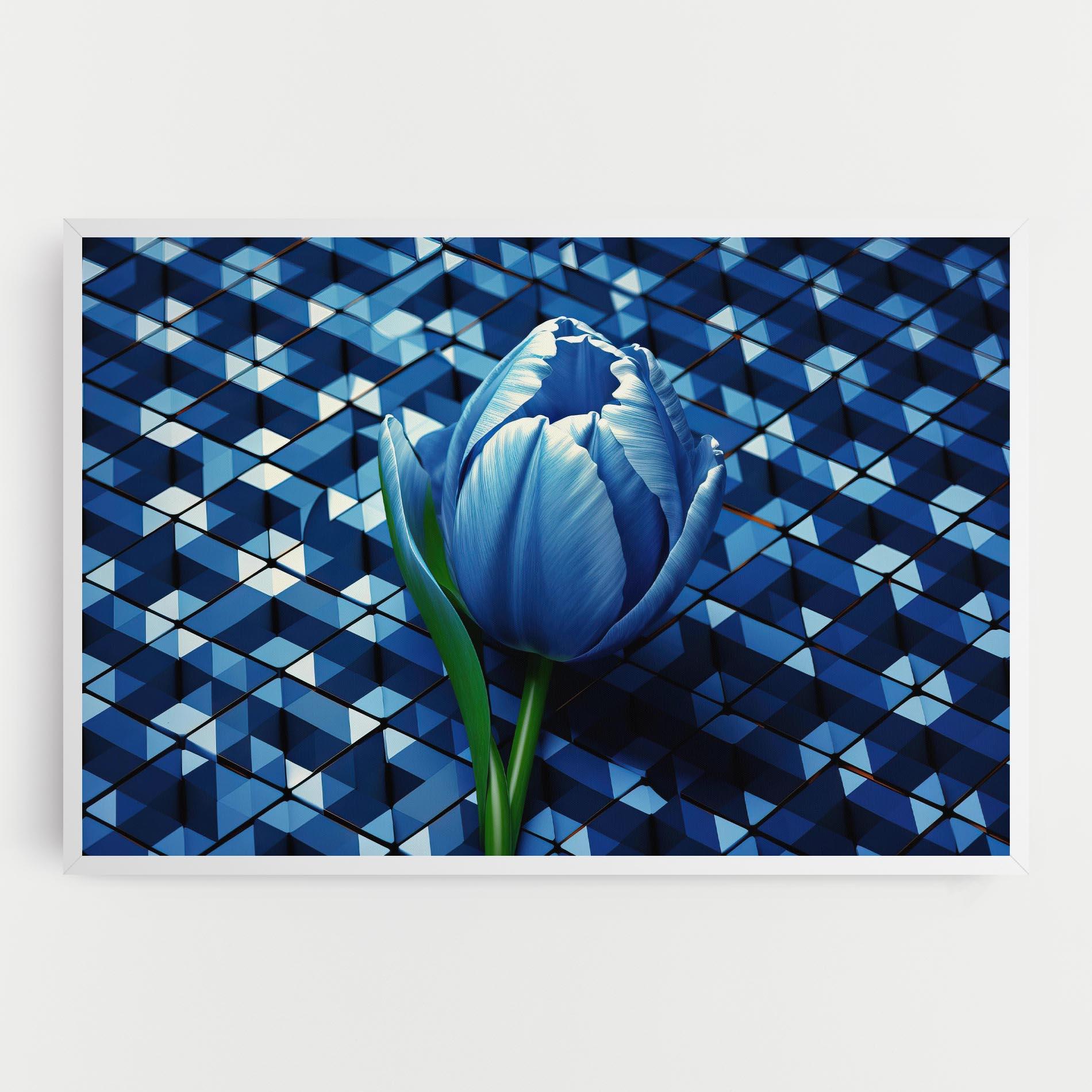 Leinwandbild Blue Tulip mockup 0