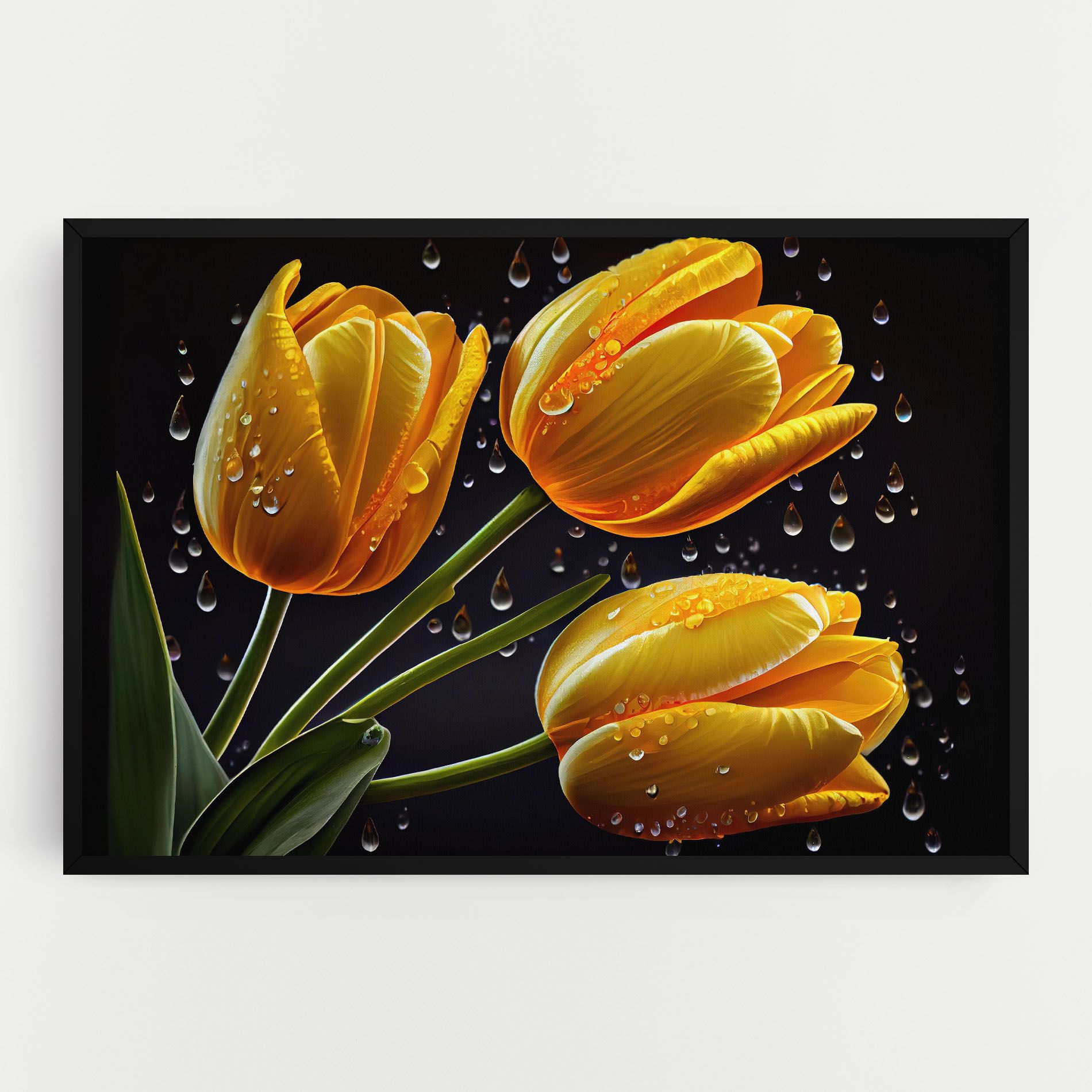3 Yellow Tulips mockup 0