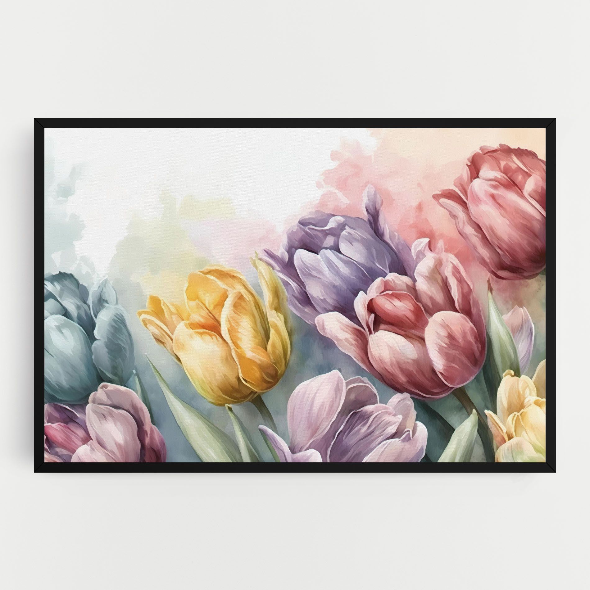 Pastel Tulips mockup 0