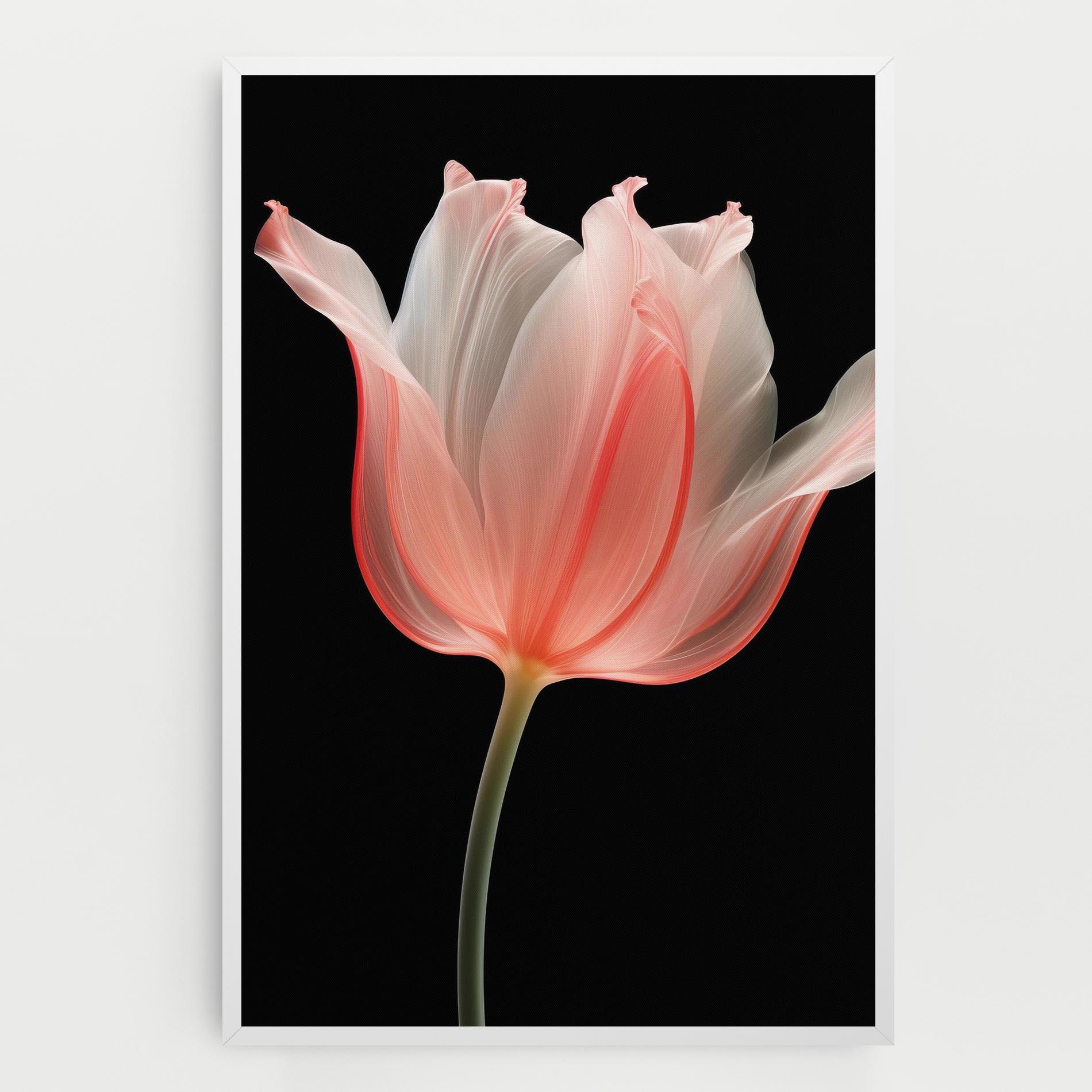 Leinwandbild Pastel Pink Tulip mockup 0