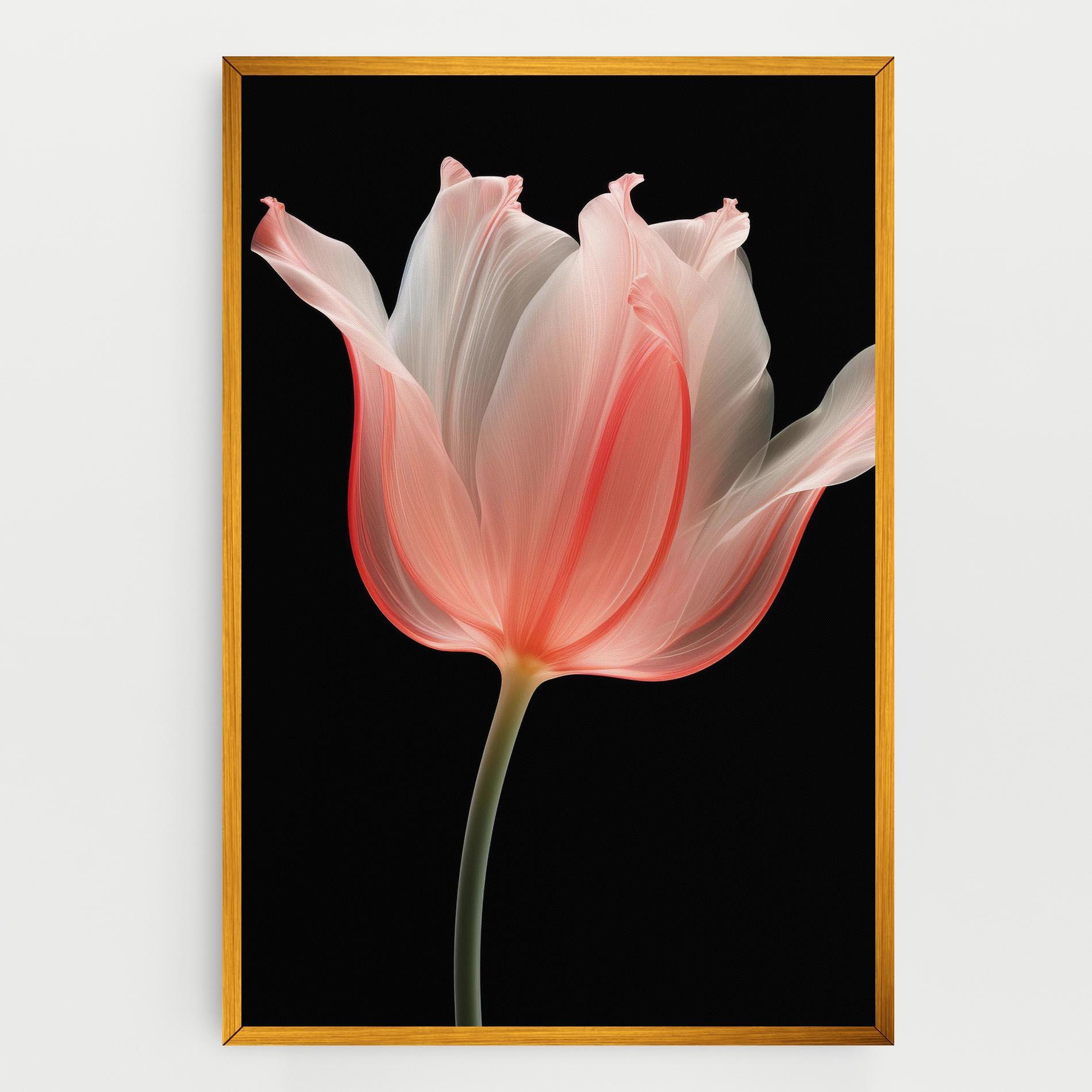 Leinwandbild Pastel Pink Tulip mockup 0