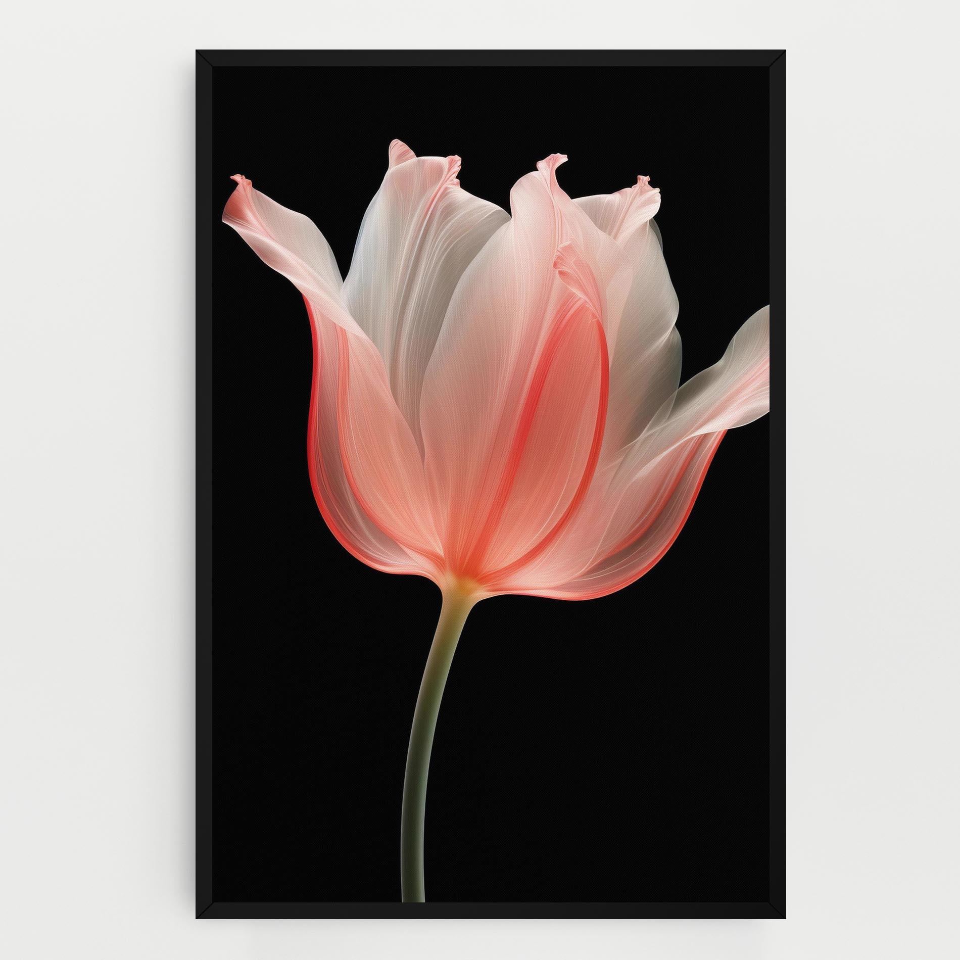 Leinwandbild Pastel Pink Tulip mockup 0