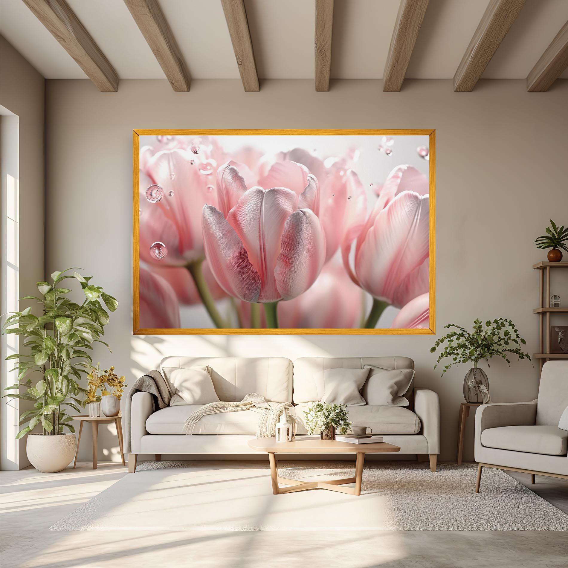 Pink Pretty Tulips mockup 6