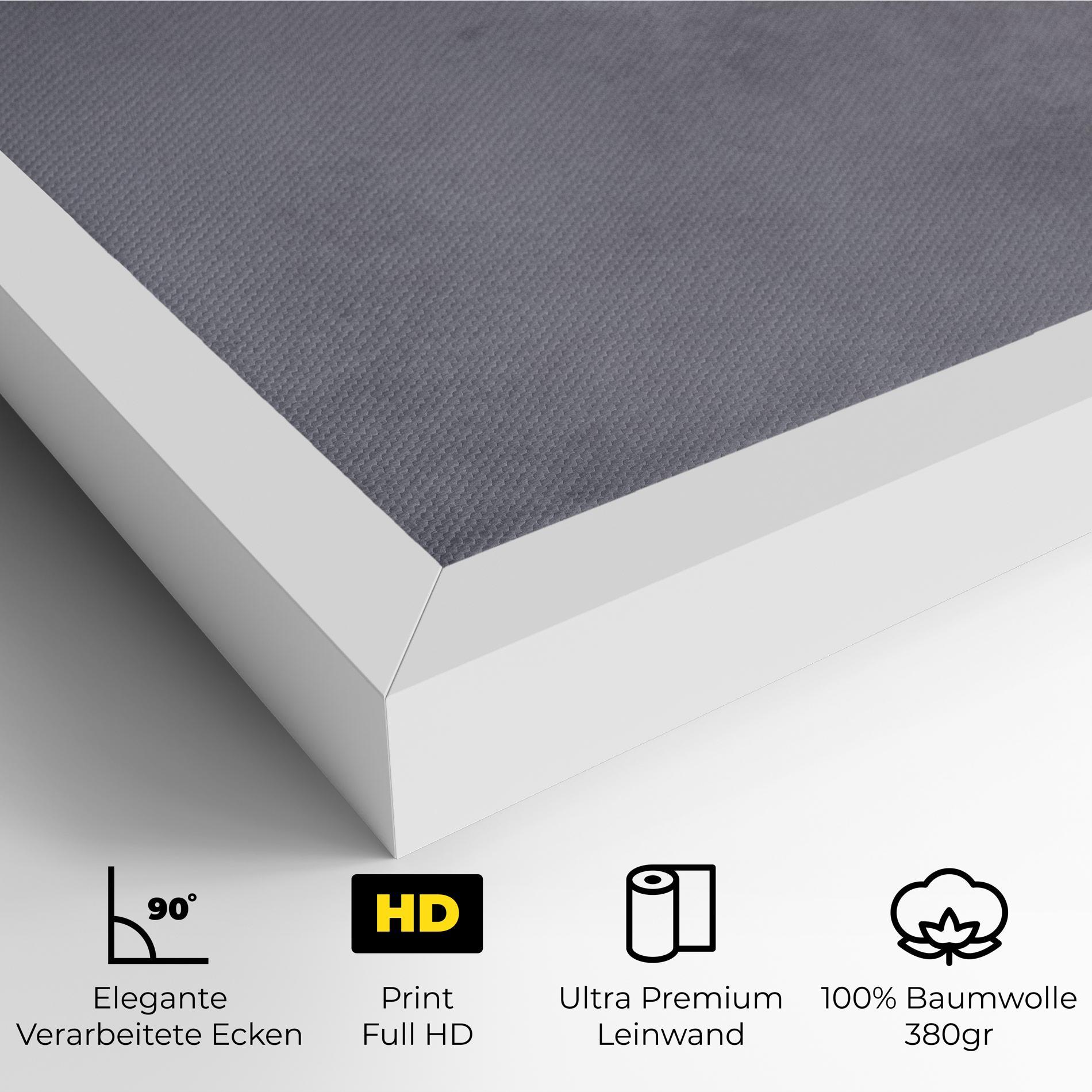 Leinwandbild Light Orange Pink Tulips mockup 4