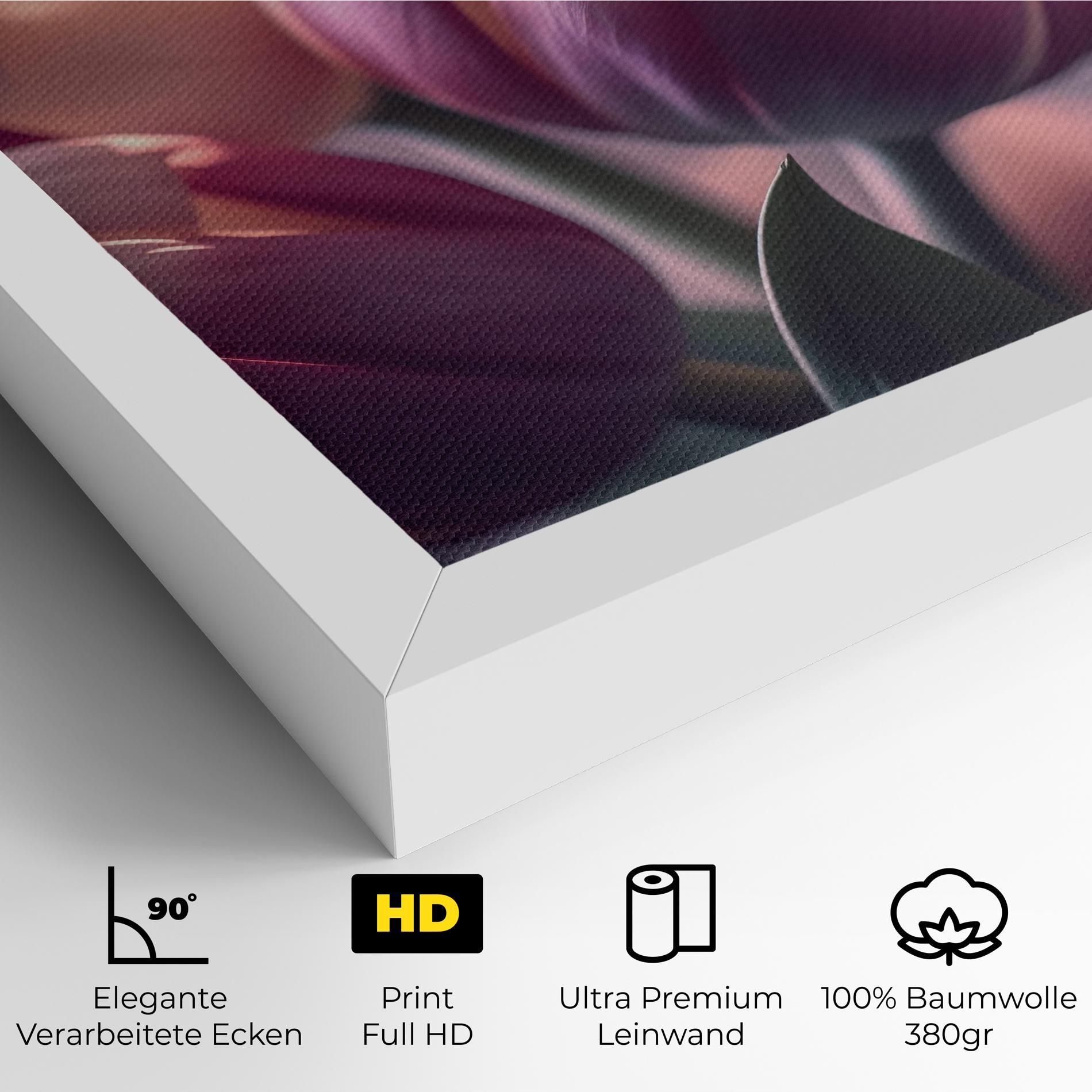 Leinwandbild Pastel Pink Tulips mockup 4