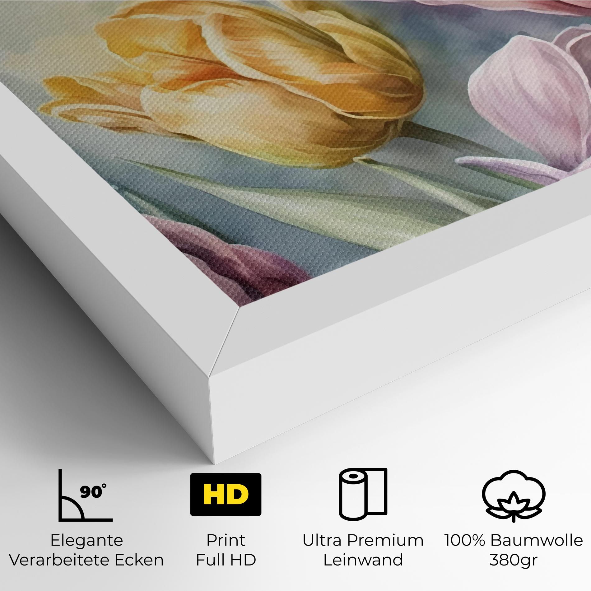 Pastel Tulips mockup 4