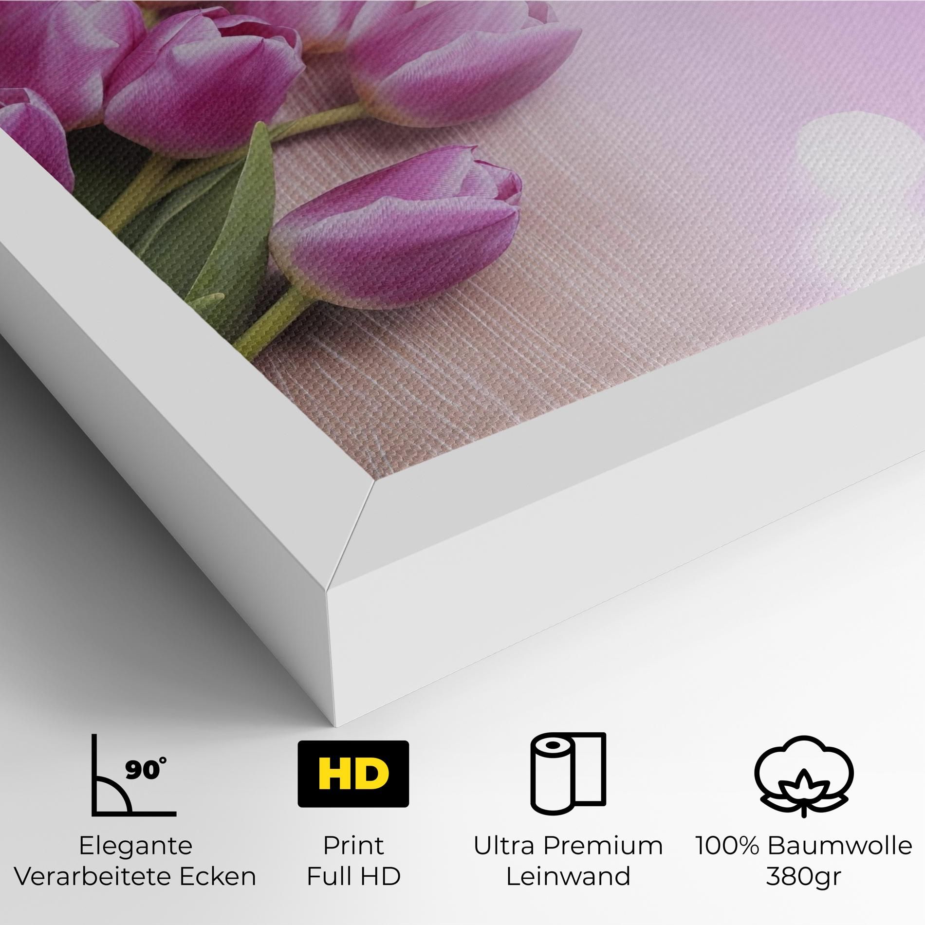 Pink Tulip Flowers mockup 4